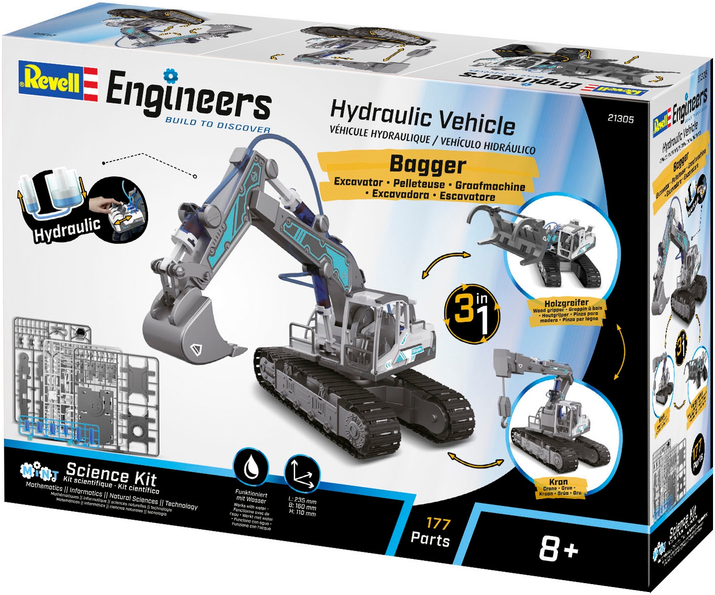 Revell® RC-Bagger »Revell Engineers, Hydraulischer Bagger«