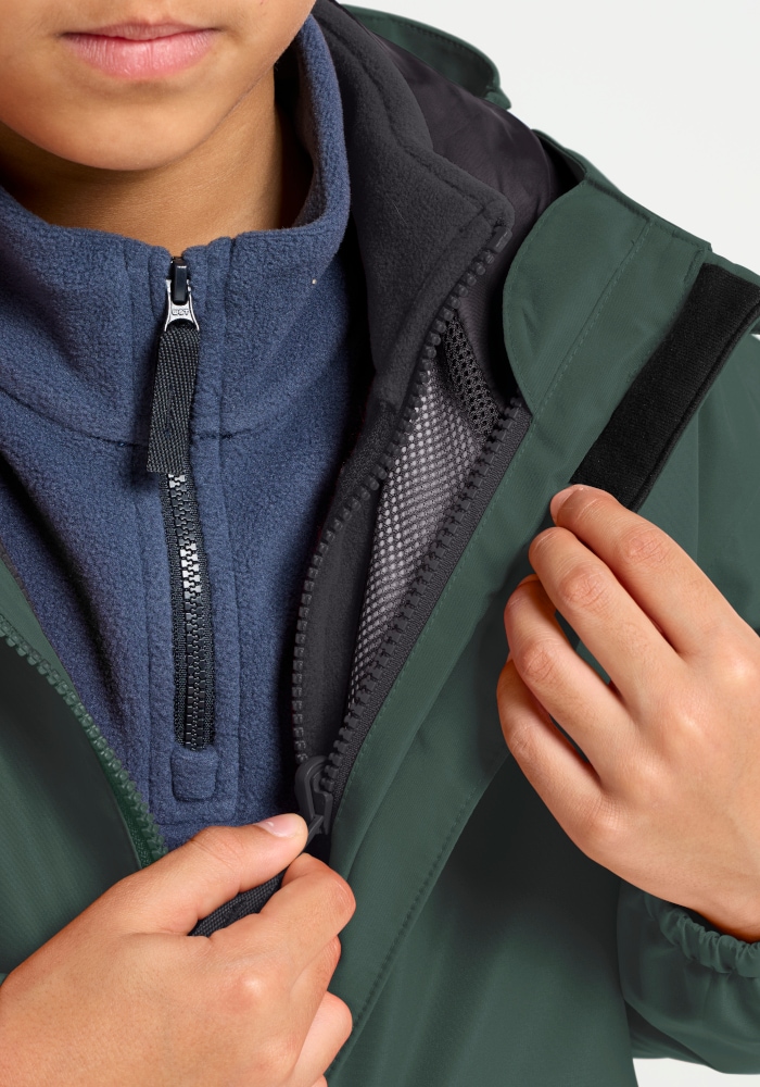 Jack Wolfskin 3-in-1-Funktionsjacke »ICELAND 3IN1 JKT K« Langarm-Design, aus Polyester, in Größen von 104 bis 176