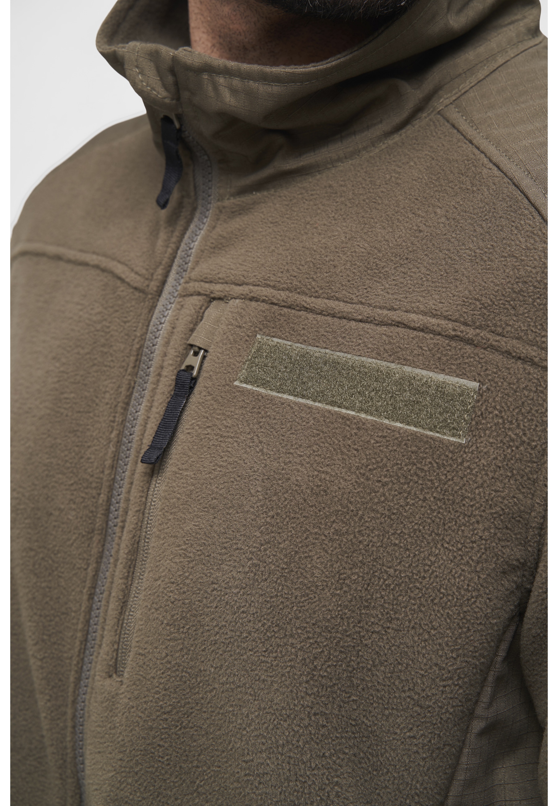 Brandit Fleecejacke »Brandit Herren Fleecejacket Ripstop« 1 Stk. tlg. ohne Kapuze