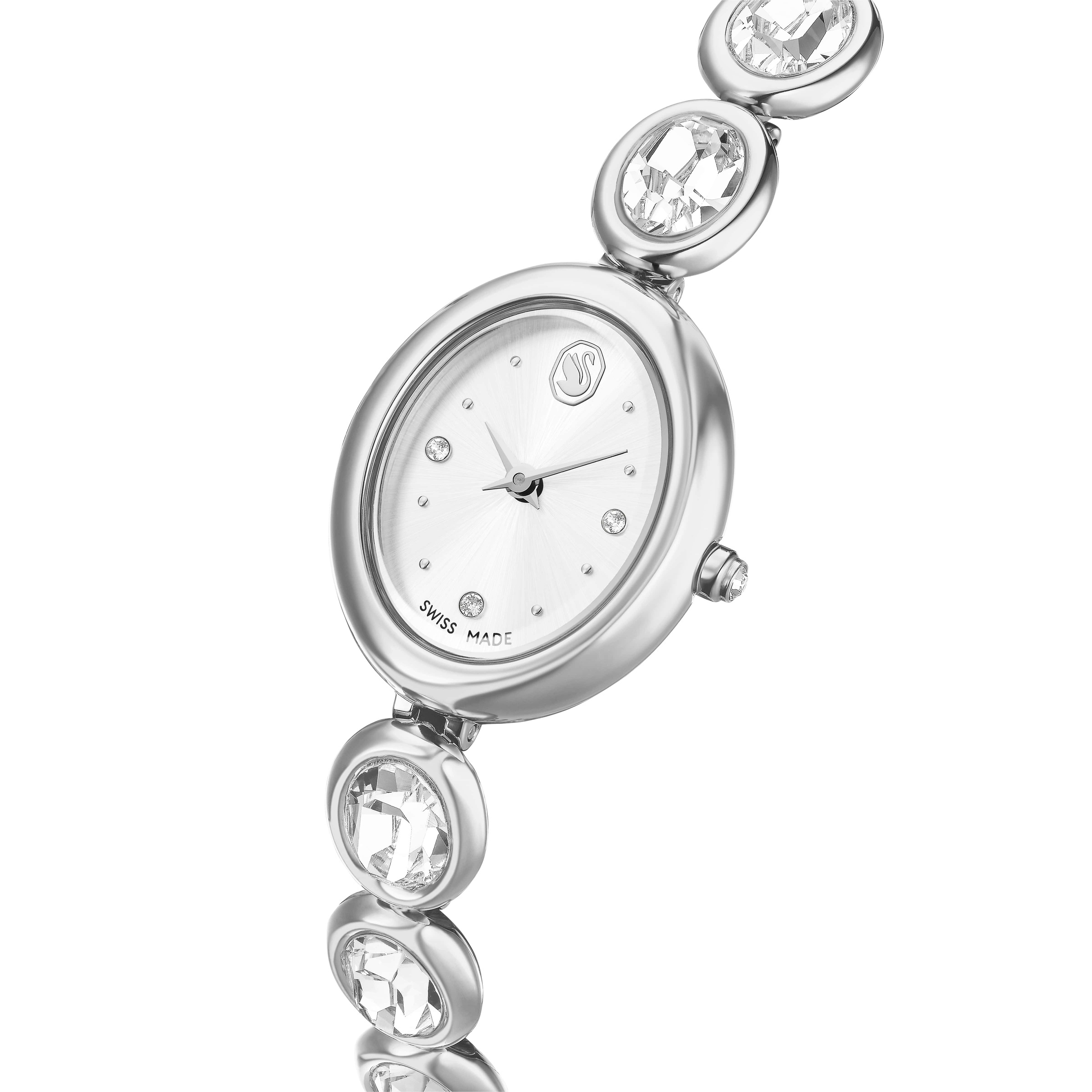 Swarovski Quarzuhr »IMBER« Armbanduhr, Damenuhr, Swiss Made, Edelstahlarmband, analog
