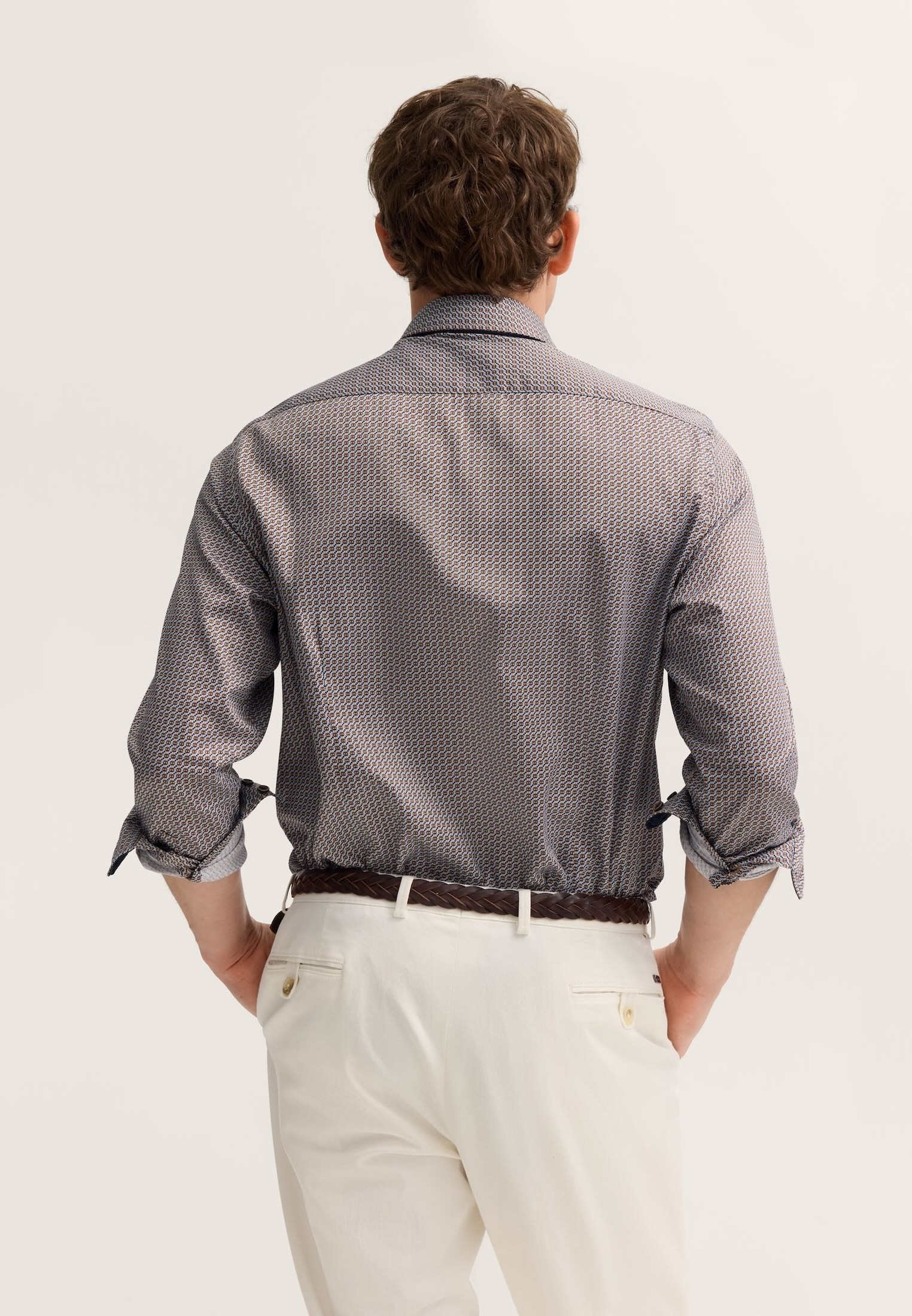 bugatti Businesshemd "Modern Fit" bedruckt mit Easy-Care günstig online kaufen