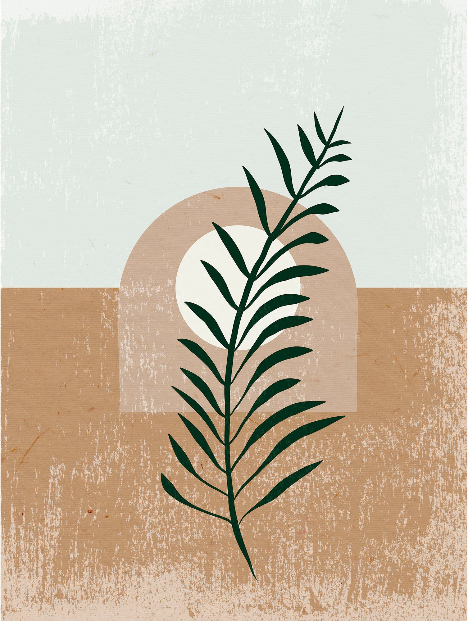 Komar Bild »Silence Full Moon« Natur 1 Stk. tlg. Wandbild zur Dekoration - ohne Rahmen