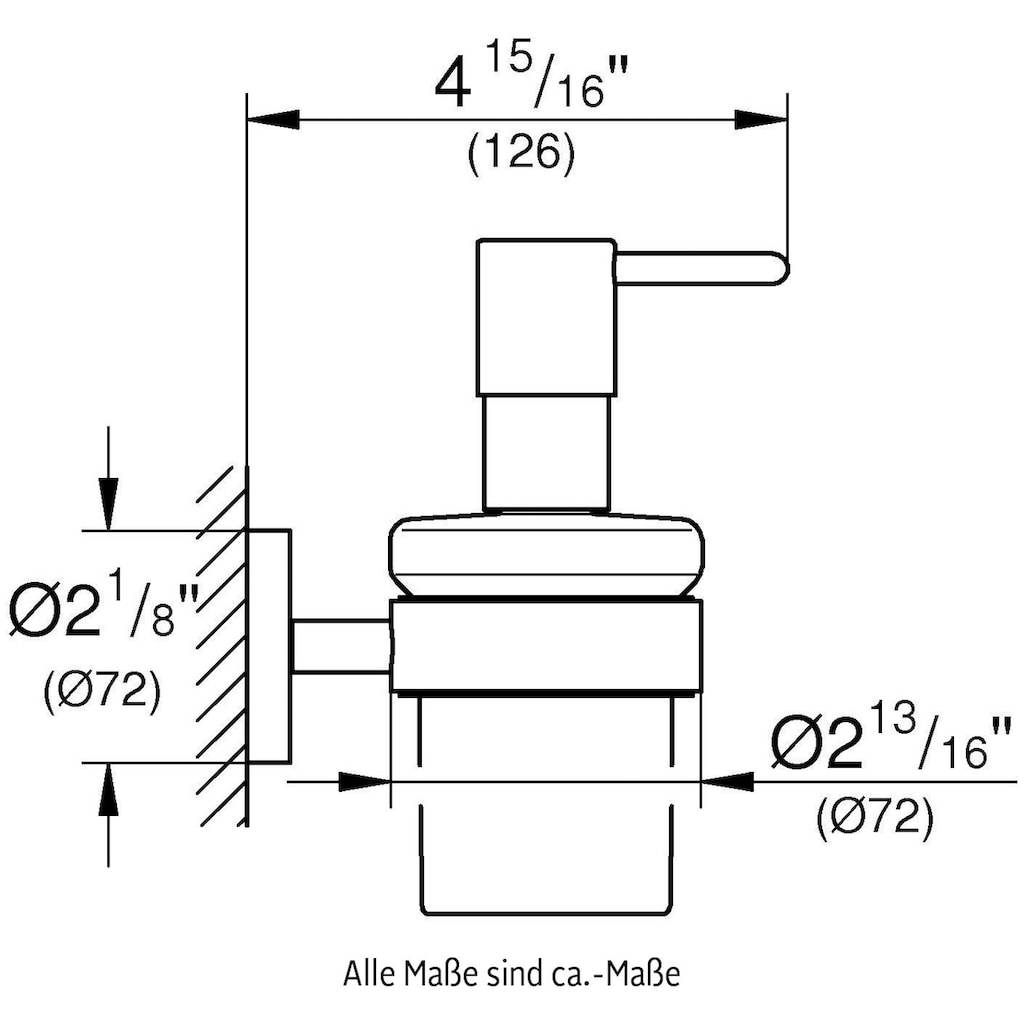 Grohe Seifenspender »Essentials«, (Packung)