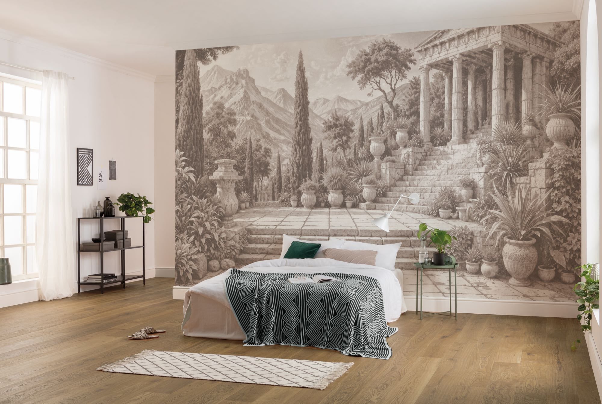 Komar Fototapete "Vlies Fototapete - Trompe loeil - Größe 400 x 250 cm" Motiv bedruckt glatt
