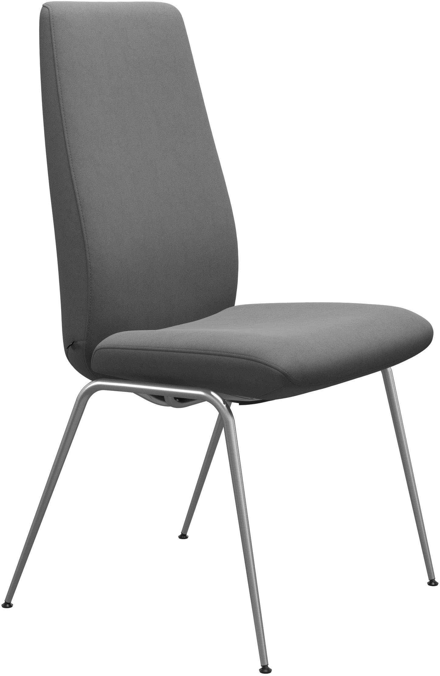 Stressless Polsterstuhl "Laurel", Microfaser DINAMICA, High Back, Größe L, mit Beinen aus Stahl in Chrom matt