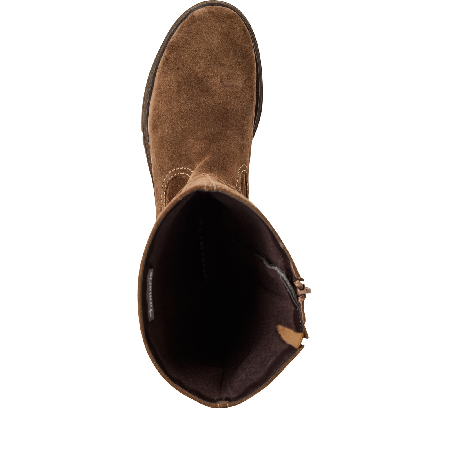 Tamaris Stiefel, Blockabsatz, Langschaftstiefel mit slouchy Falten am Schaft