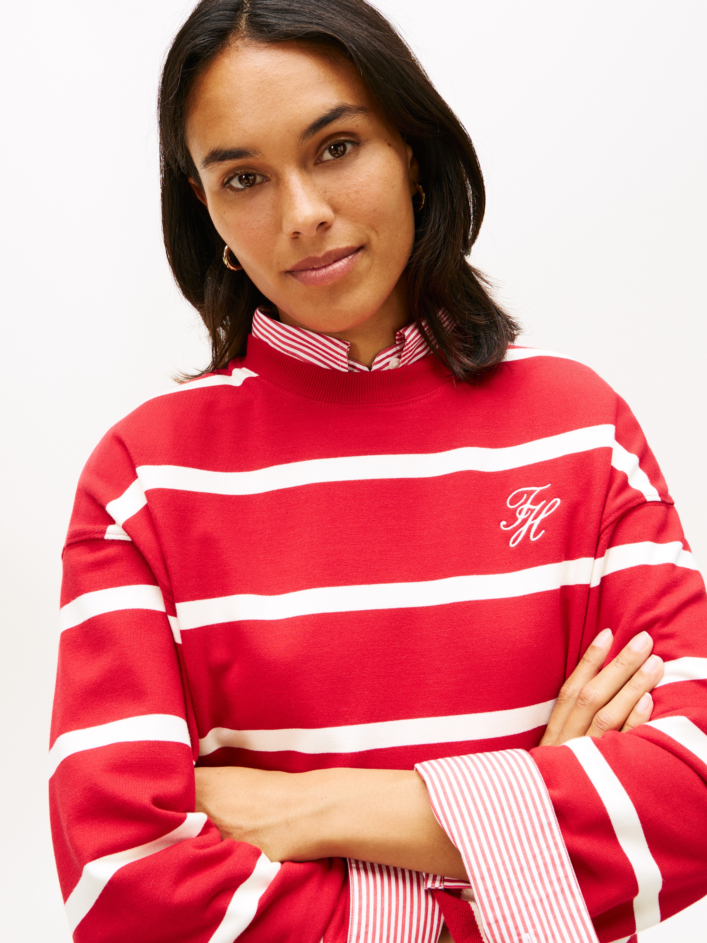 Tommy Hilfiger Sweatshirt "TH SCRIPT MDRN TERRY SWTSHRT" günstig online kaufen