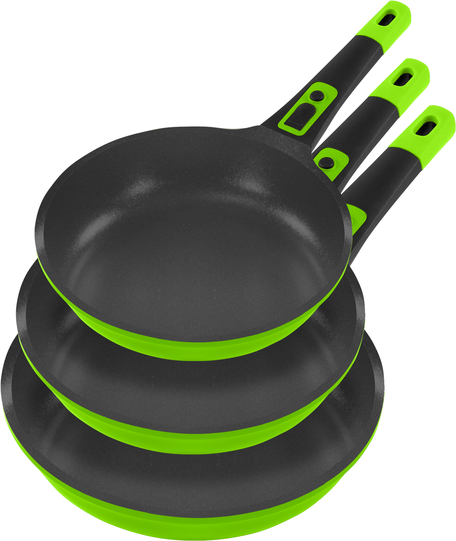 KING Pfannen-Set ""Click-Grip Xylan Plus Silver Diamond"" Aluminiumguss Set günstig online kaufen