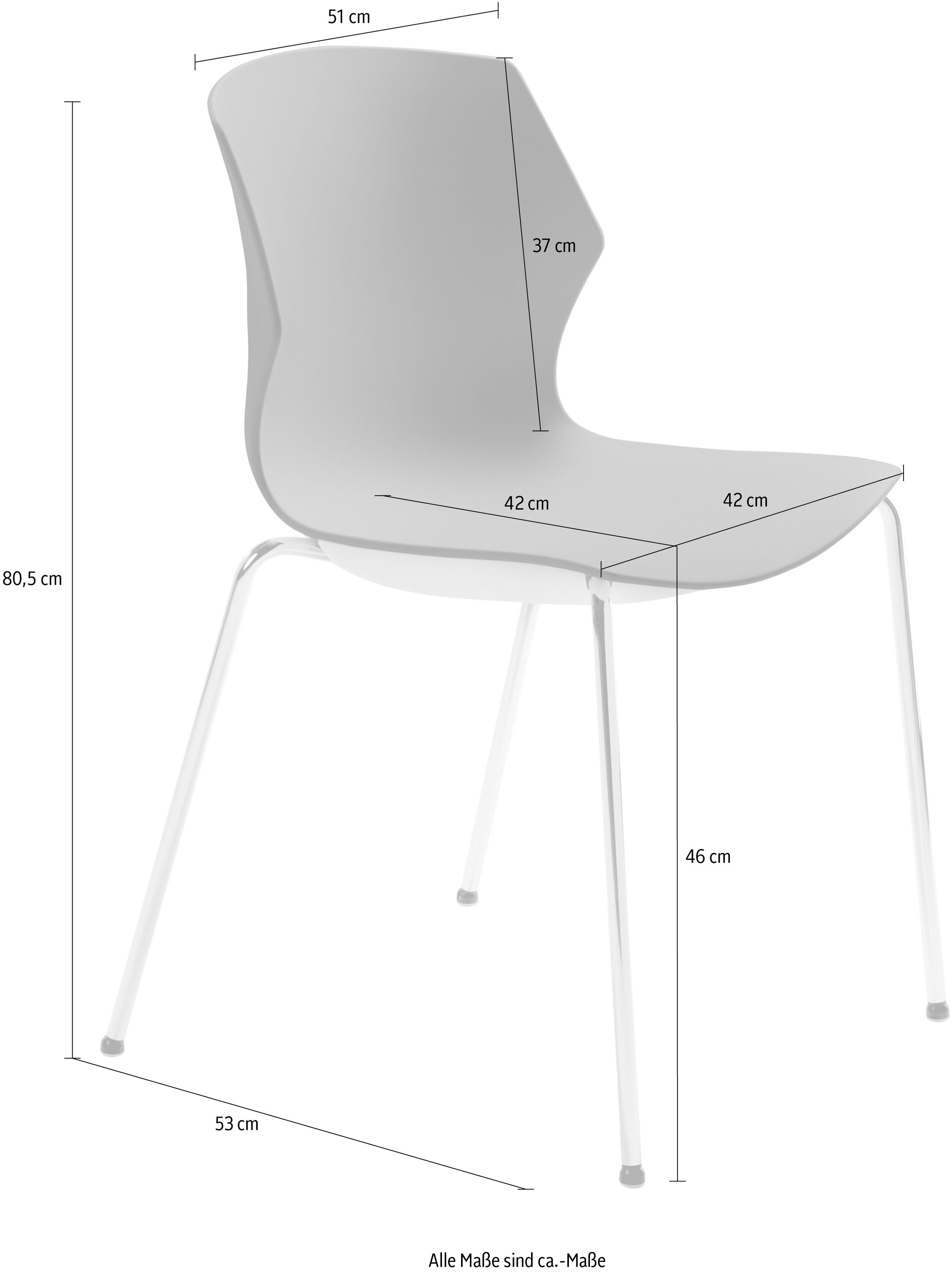 Mayer Sitzmöbel Stapelstuhl "Stapelstuhl myPRIMO" () stapelbar günstig online kaufen