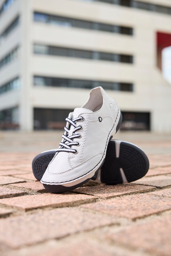 Rieker Sneaker Halbschuh, Freizeitschuh, Schnürschuh mit Rahmennaht günstig online kaufen