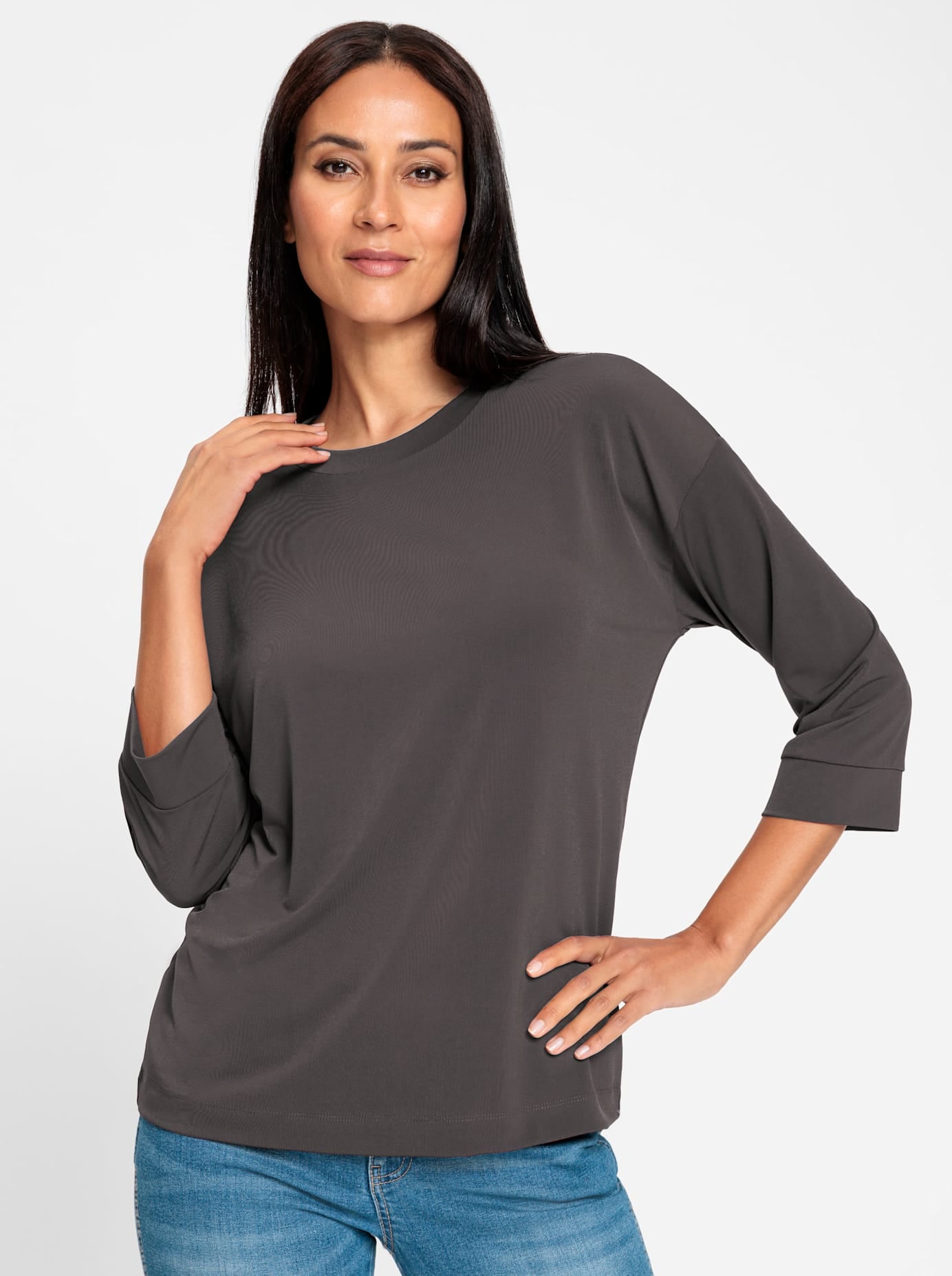 heine 3/4-Arm-Shirt "Shirtbluse", 1 Stk. günstig online kaufen