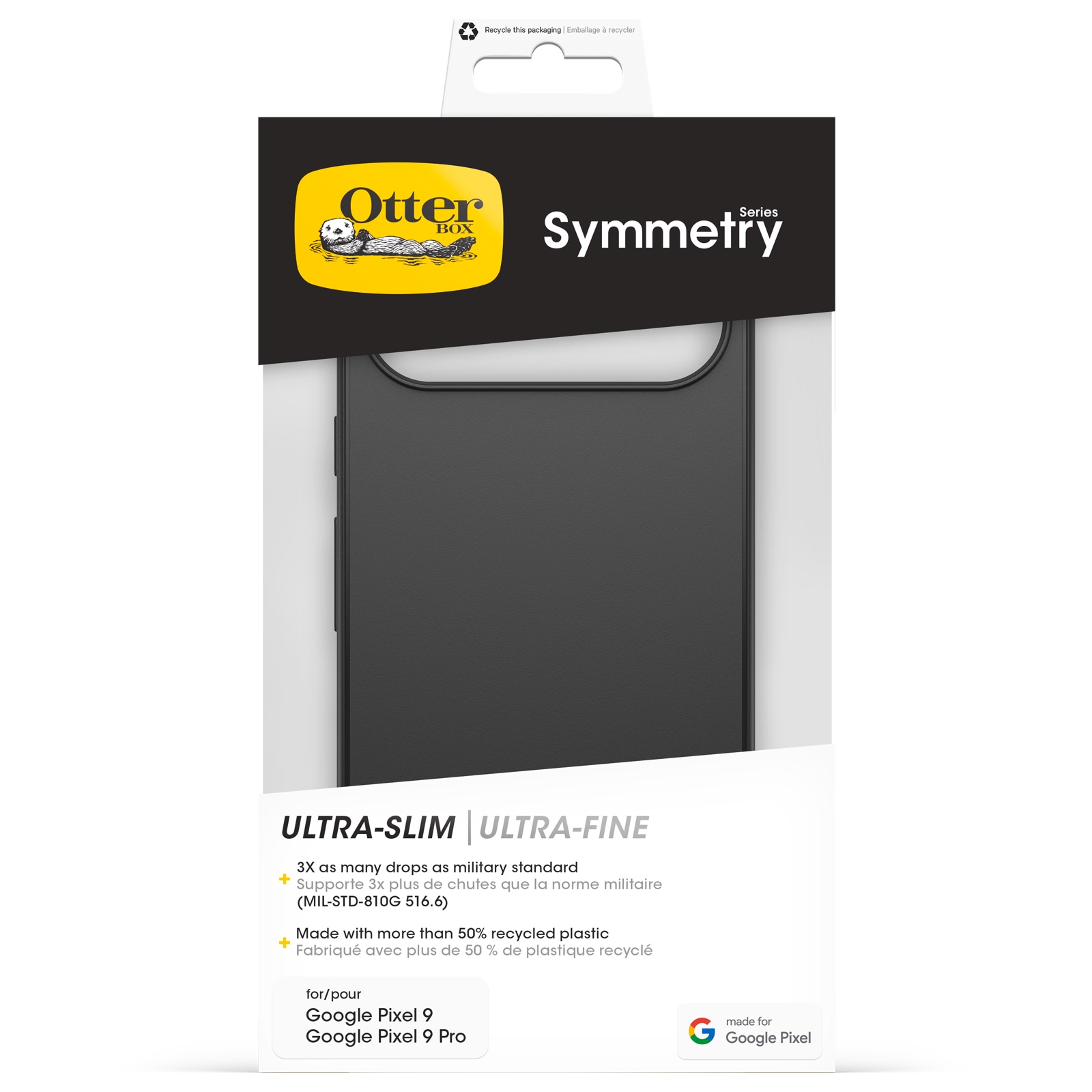 Otterbox Handyhülle »Symmetry für Google Pixel 9 / 9 Pro«, Backcover, Schutzhülle, Handyschutzhülle, Case, Schutzcase, stoßfest