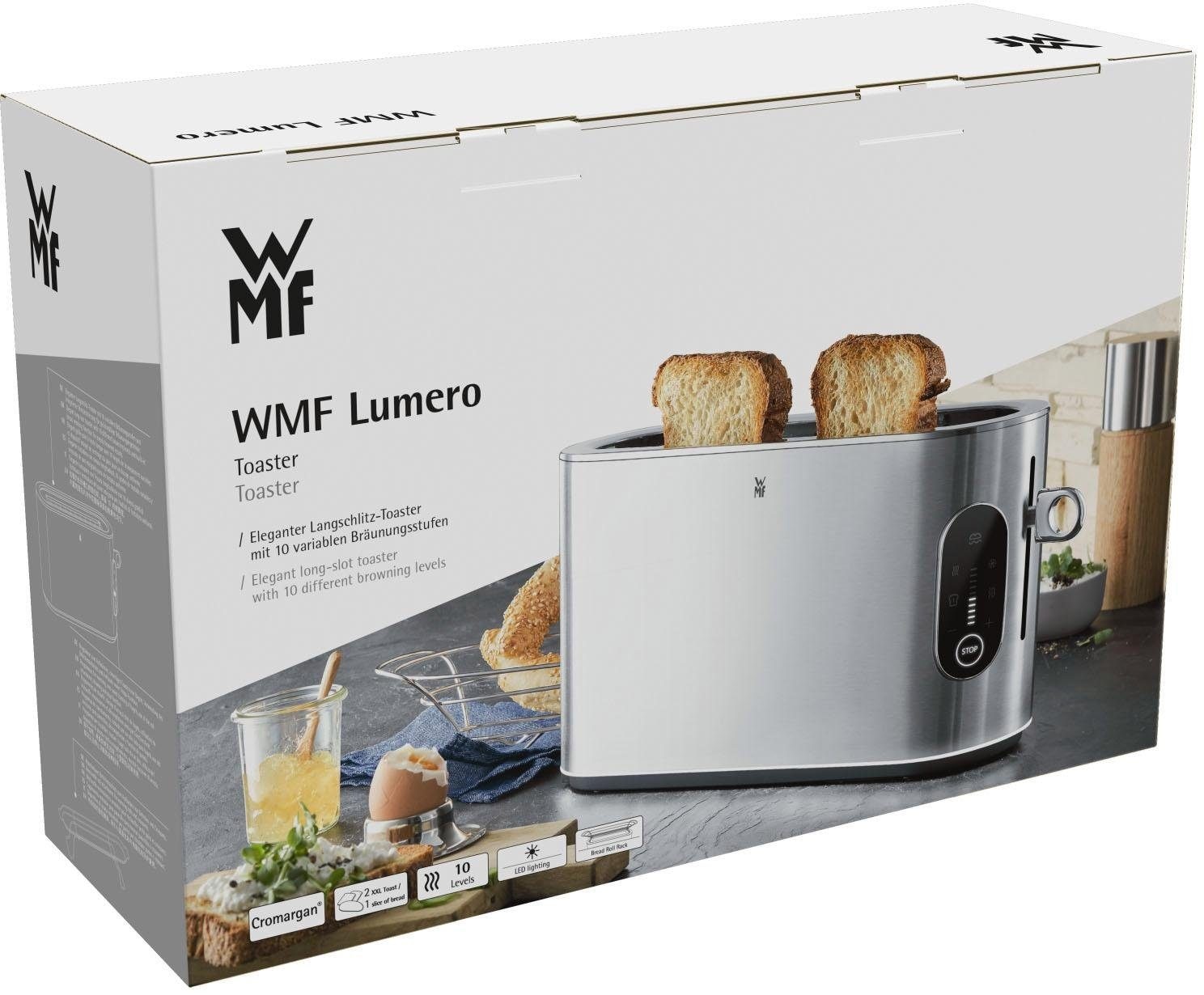 WMF Toaster »Lumero«, 1 langer Schlitz, für 2 Scheiben, 980 W