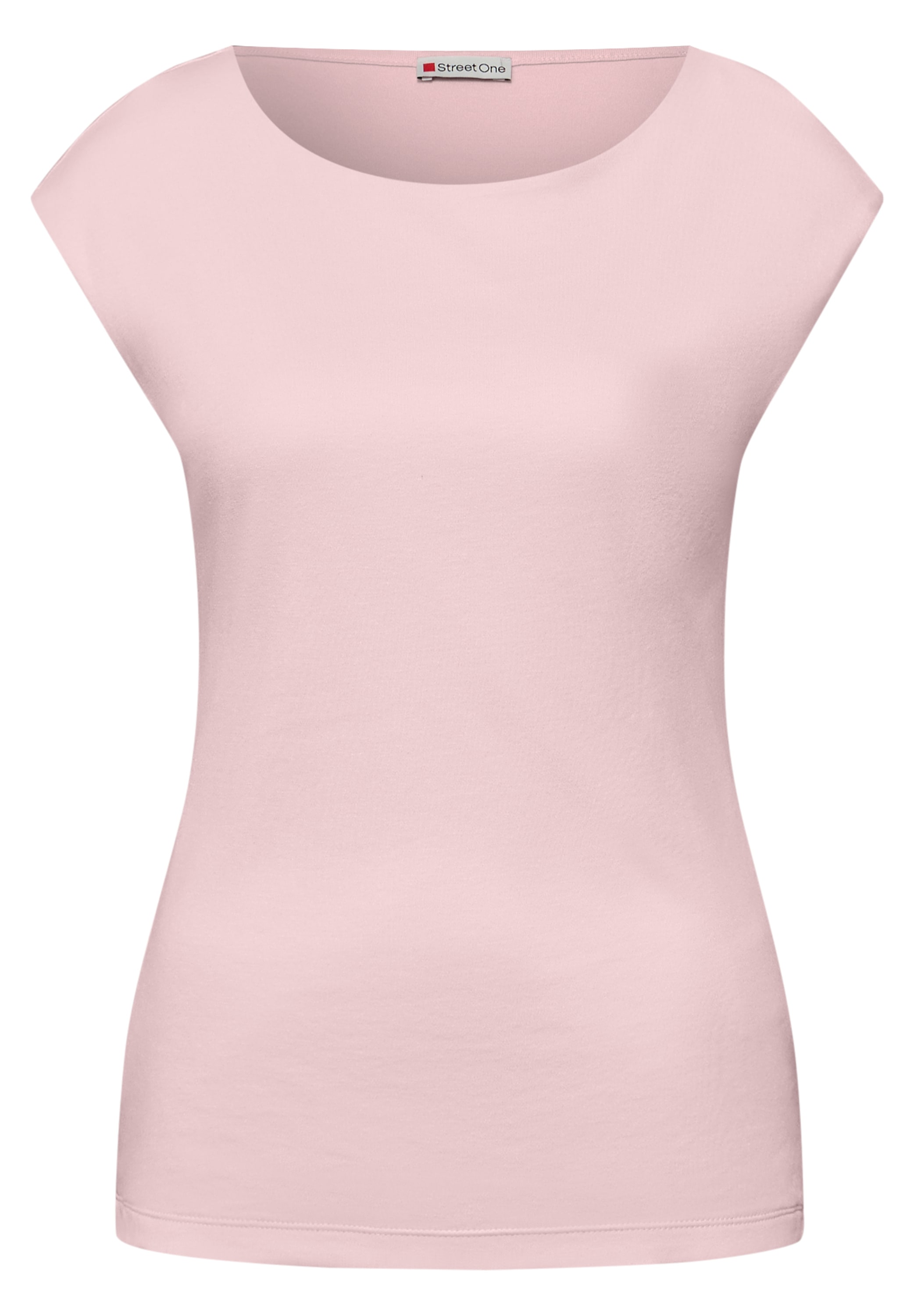 STREET ONE T-Shirt mit U-Boot-Ausschnitt