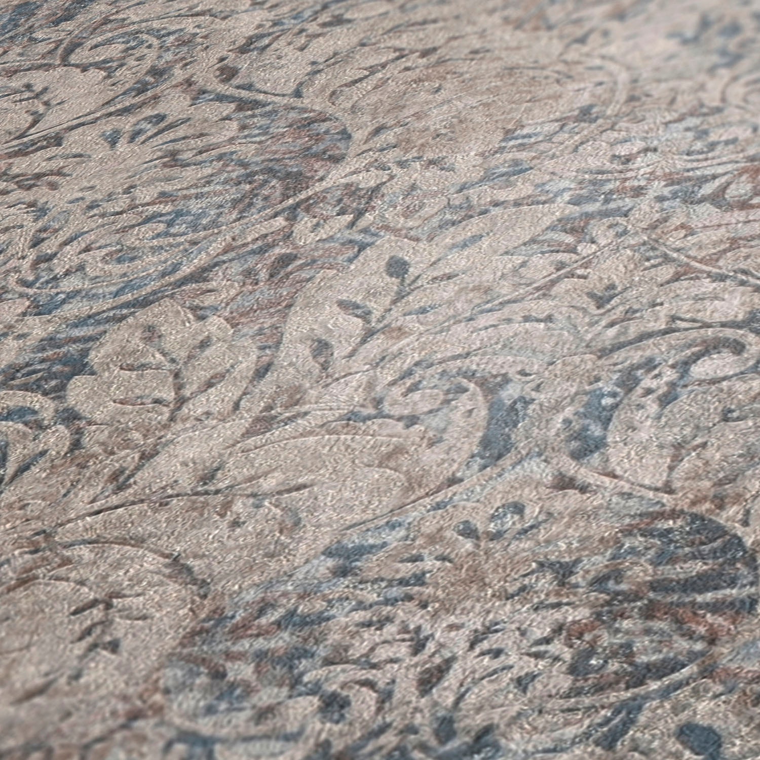 living walls Vliestapete »Mata Hari« Barock | Glitzermuster | ornamental leicht strukturiert Vintagetapete Tapete Barock Tapeten Wohnzimmer Schlafzimmer Küche Flur