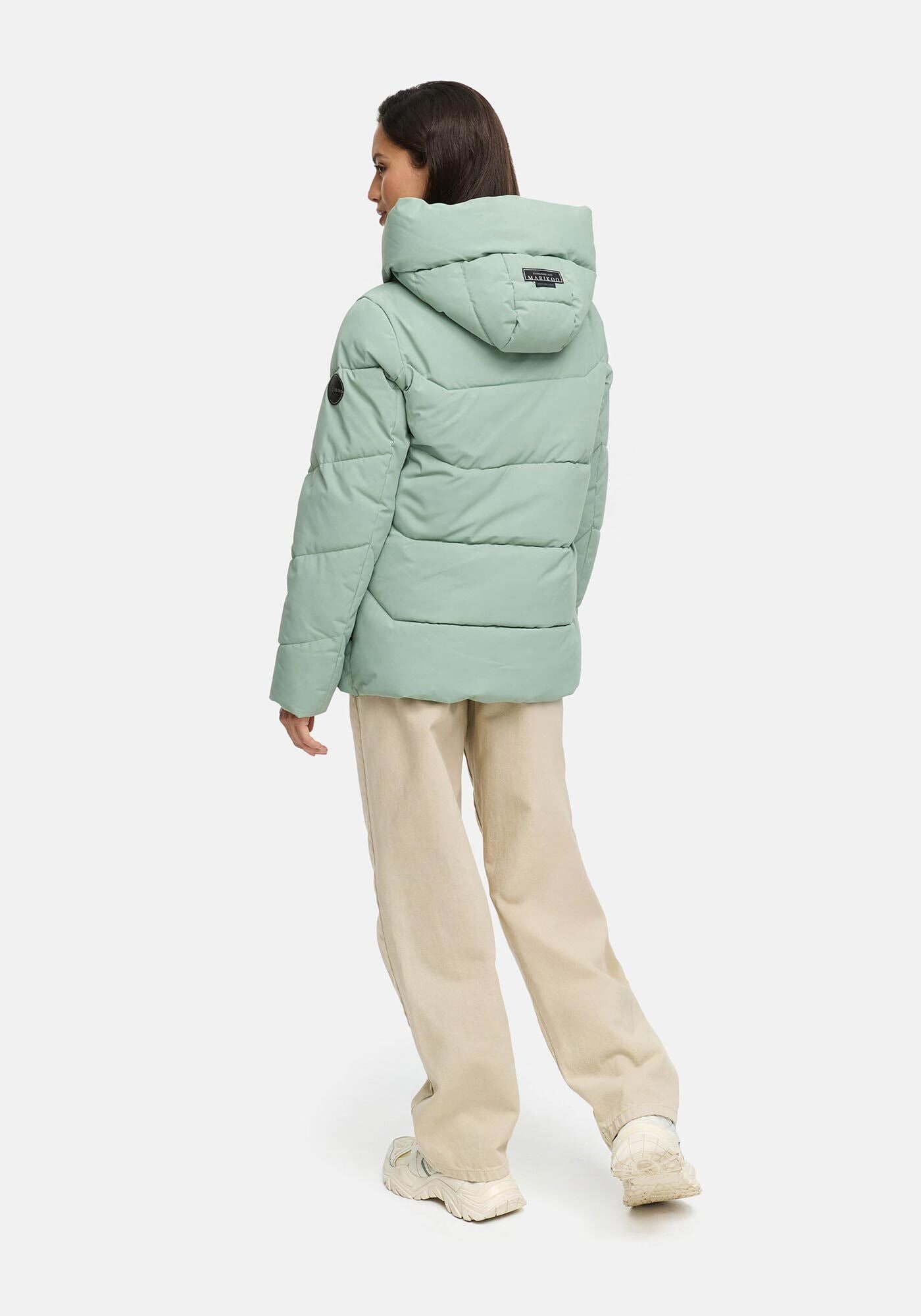 Marikoo Winterjacke »Kuscheltatze«, mit extra hohem Kragen