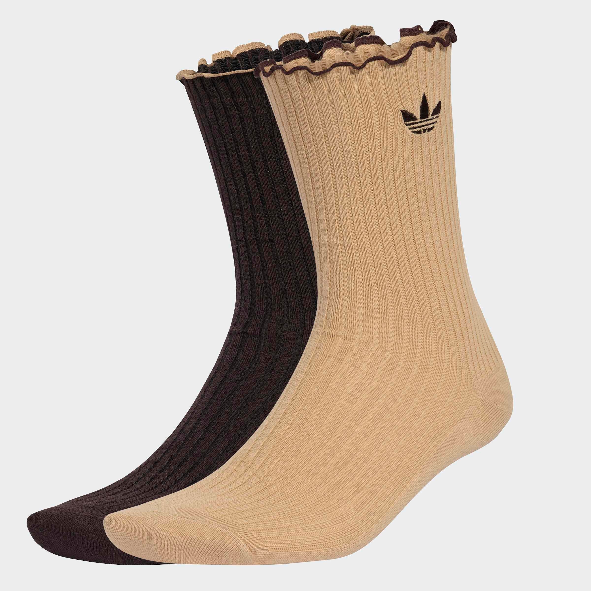 adidas Originals Sportsocken "CREW, RÜSCHEN, 2 PAAR" 2 Paar tlg. für Erwachsene, im praktischen 2er-Set