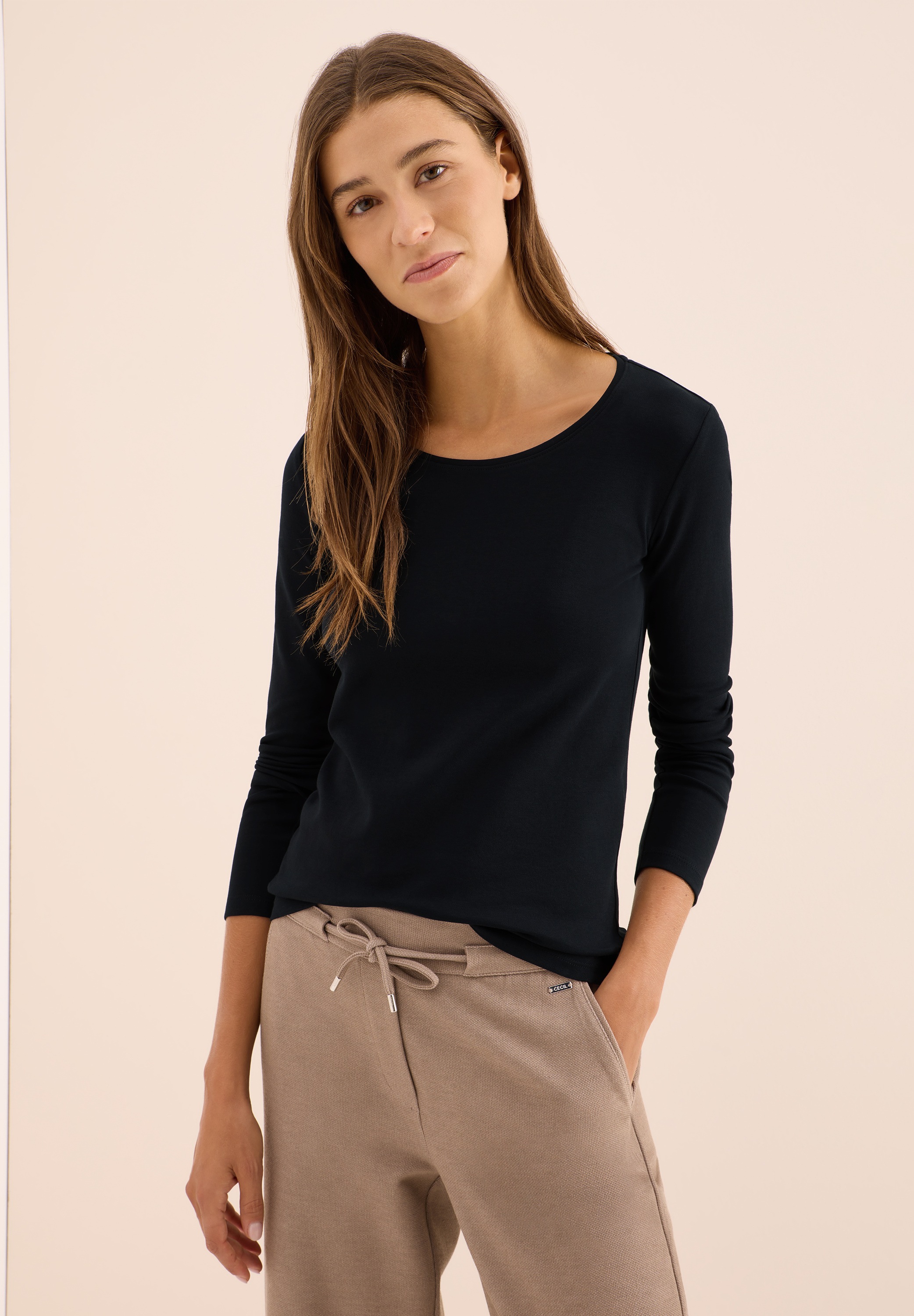 Cecil Langarmshirt, Basic günstig online kaufen