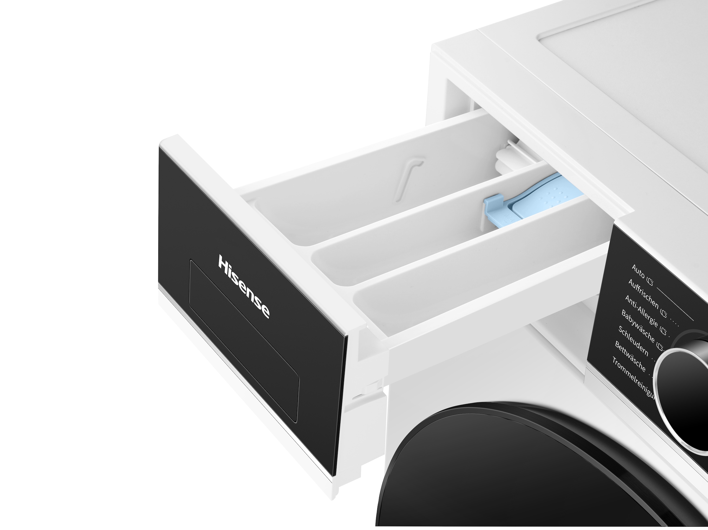 Hisense Waschmaschine 3i »WF3I8043BWFAQ« 8 kg 1400 U/min Farbdisplay, Dampffunktion, Energie 30% besser als A