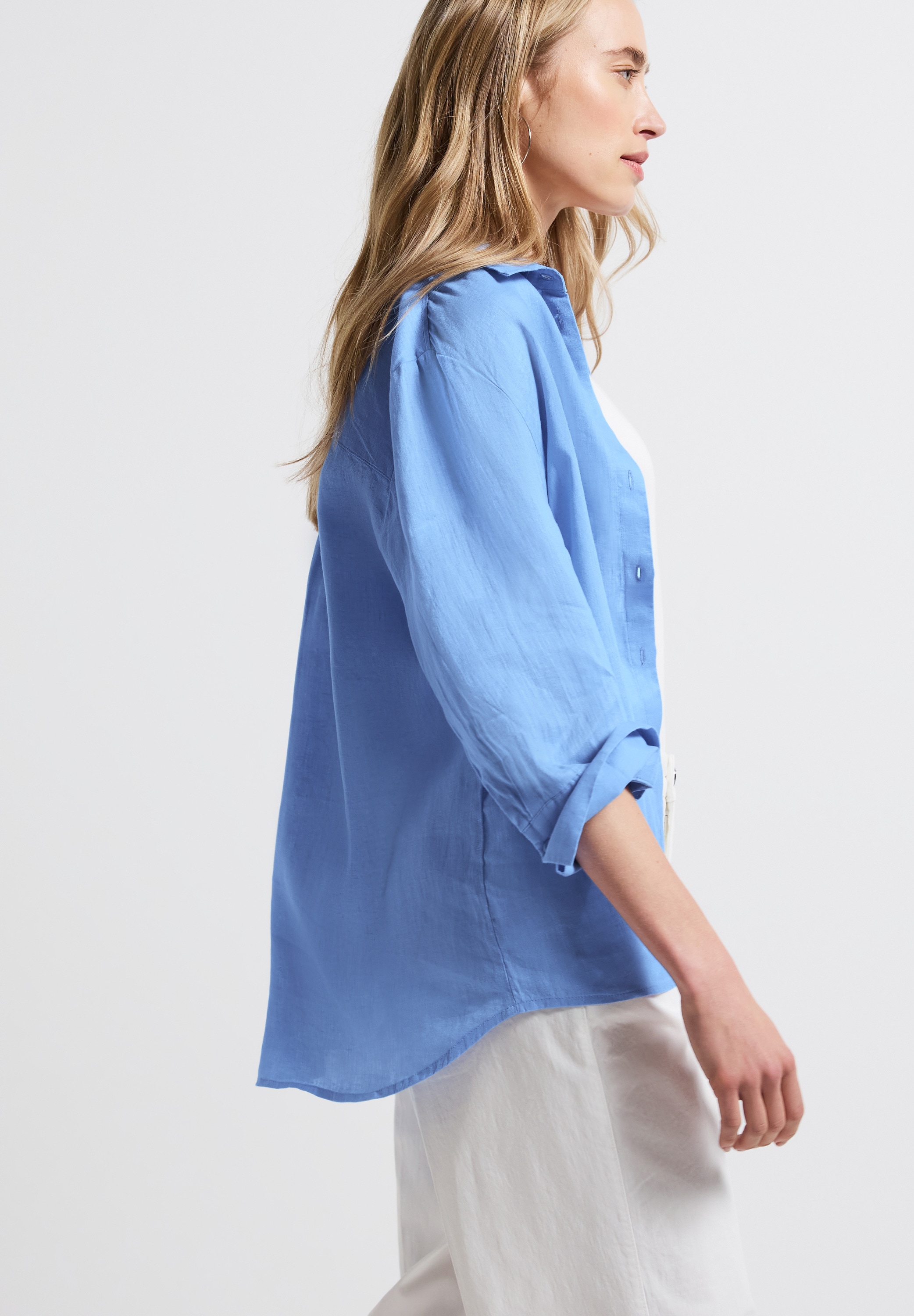 STREET ONE Hemdbluse, mit 3/4-Ärmel