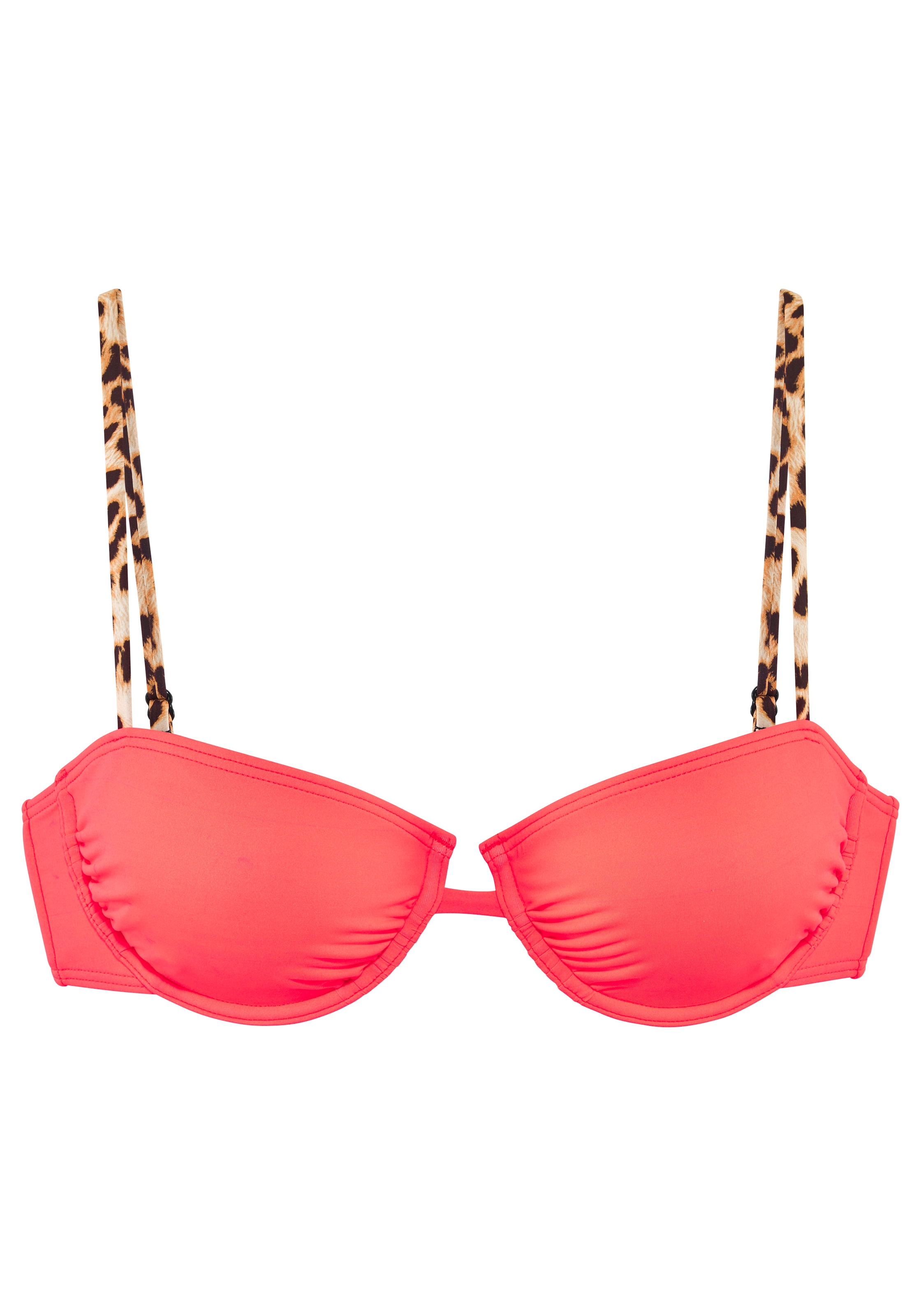 Buffalo Balconette-Bikini-Top »Lovisa« mit Animalprint in Kontrastdetails