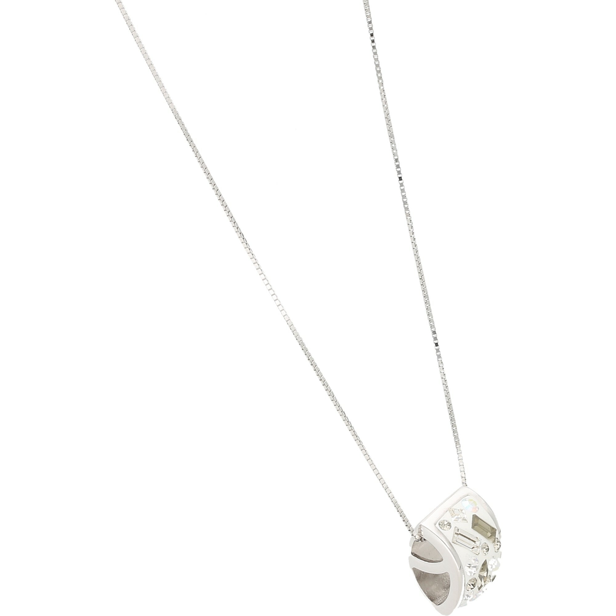 Smart Jewel Kette mit Anhänger »eckig, rhodiniert, glanz, Silber 925«