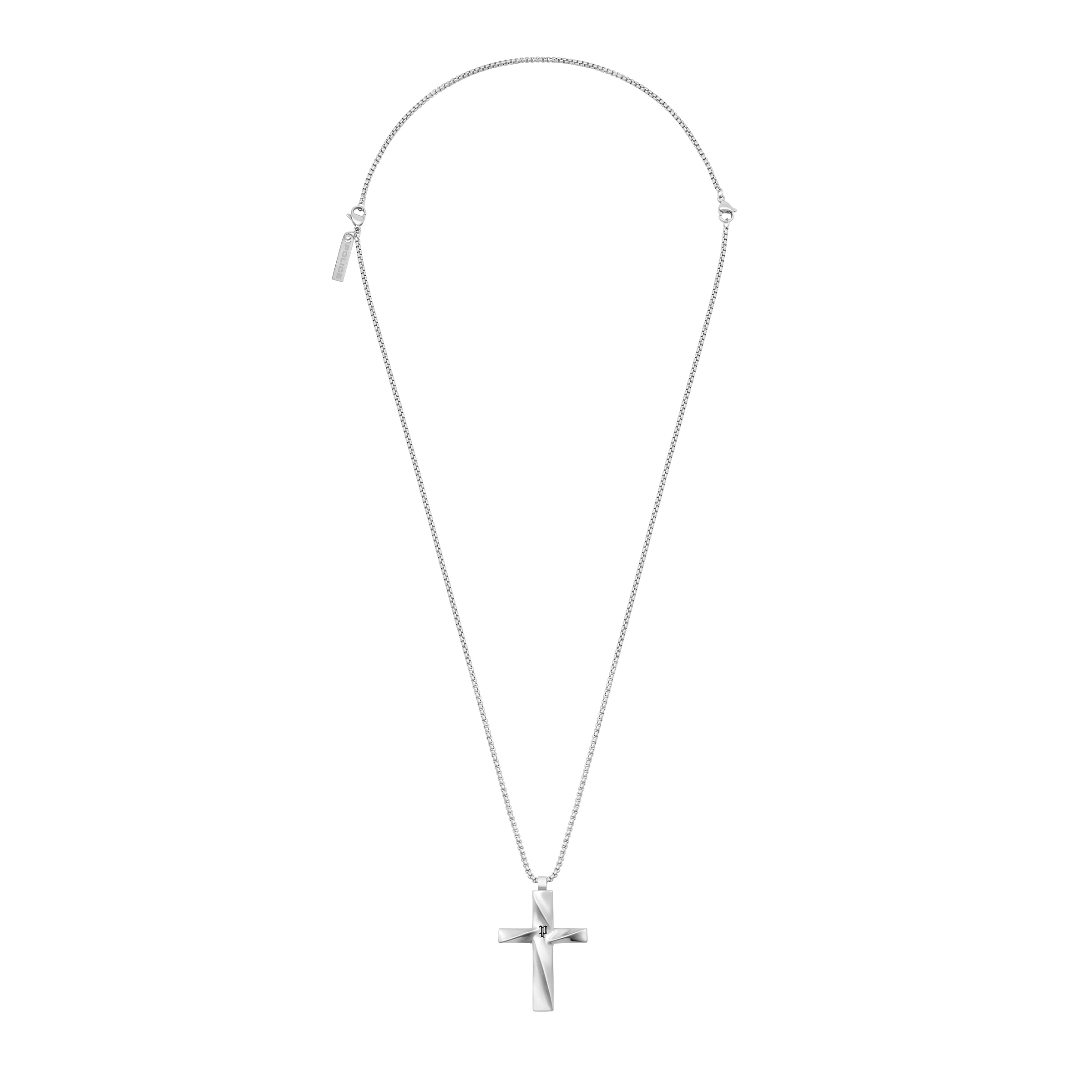 Police Kette mit Anhänger »Contorto Kreuz«