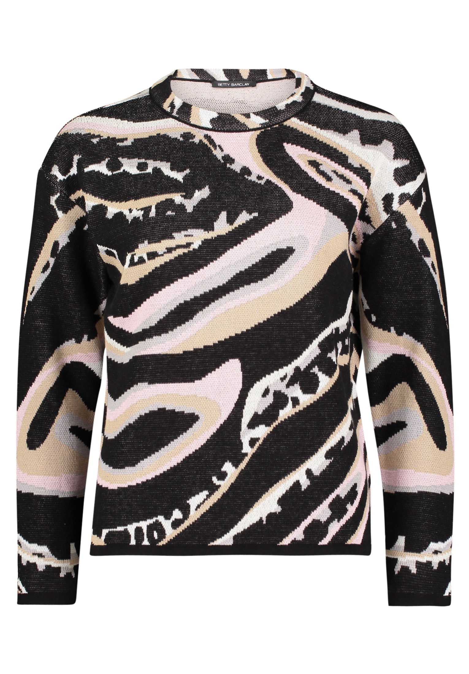 Betty Barclay Strickpullover »Betty Barclay Feinstrickpullover mit Jacquard«, (1 tlg.), Muster