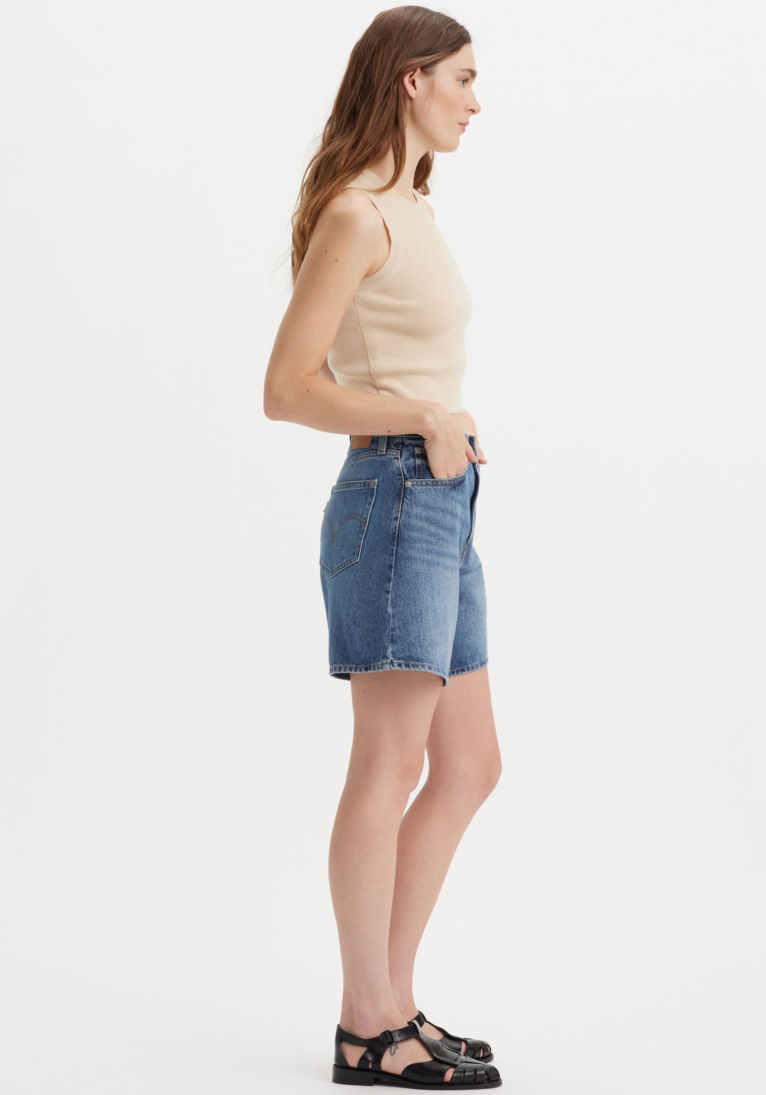 Levi's® Shorts »HIGH BAGGY SHORT«  im Five-Pocket Style