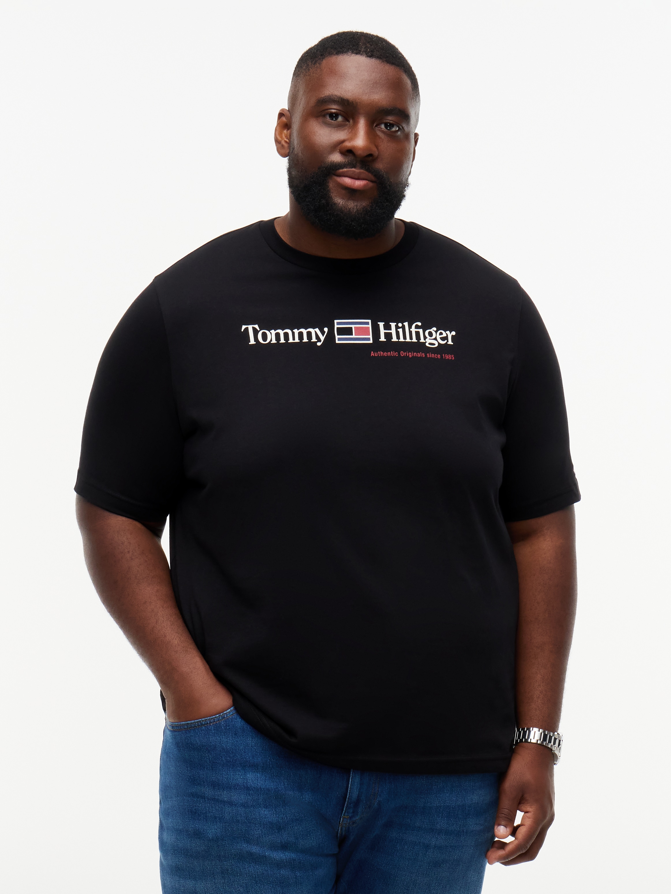 Tommy Hilfiger Big & Tall T-Shirt "BT-BRAND LOVE RWB GRAPHIC" Große Größen