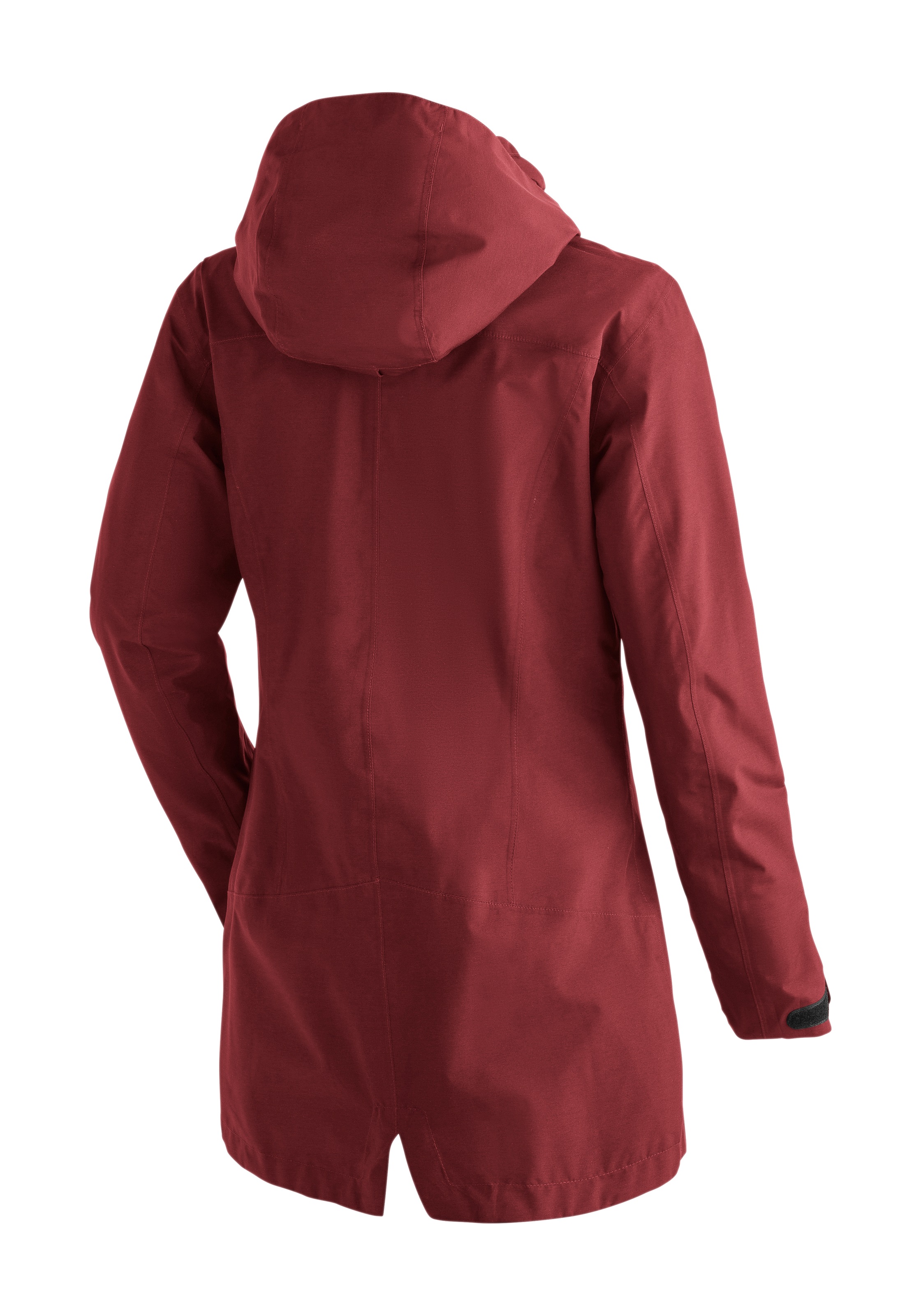 Maier Sports Outdoorjacke »Perdura rec W«, Damen Funktionsmantel, wasserdichter Mantel mit Kapuze, Wanderjacke