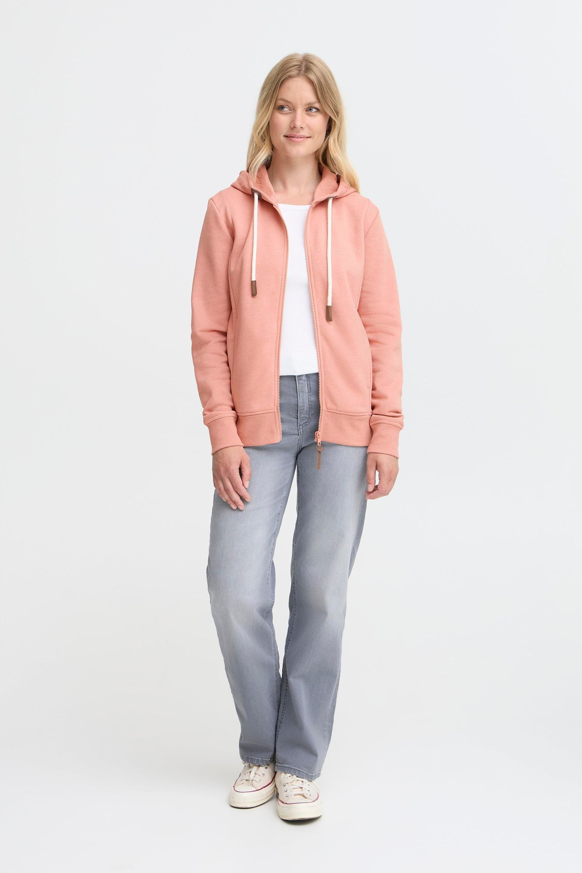 OXMO Kapuzensweatjacke "Kapuzenfleecejacke OXMILLE" günstig online kaufen