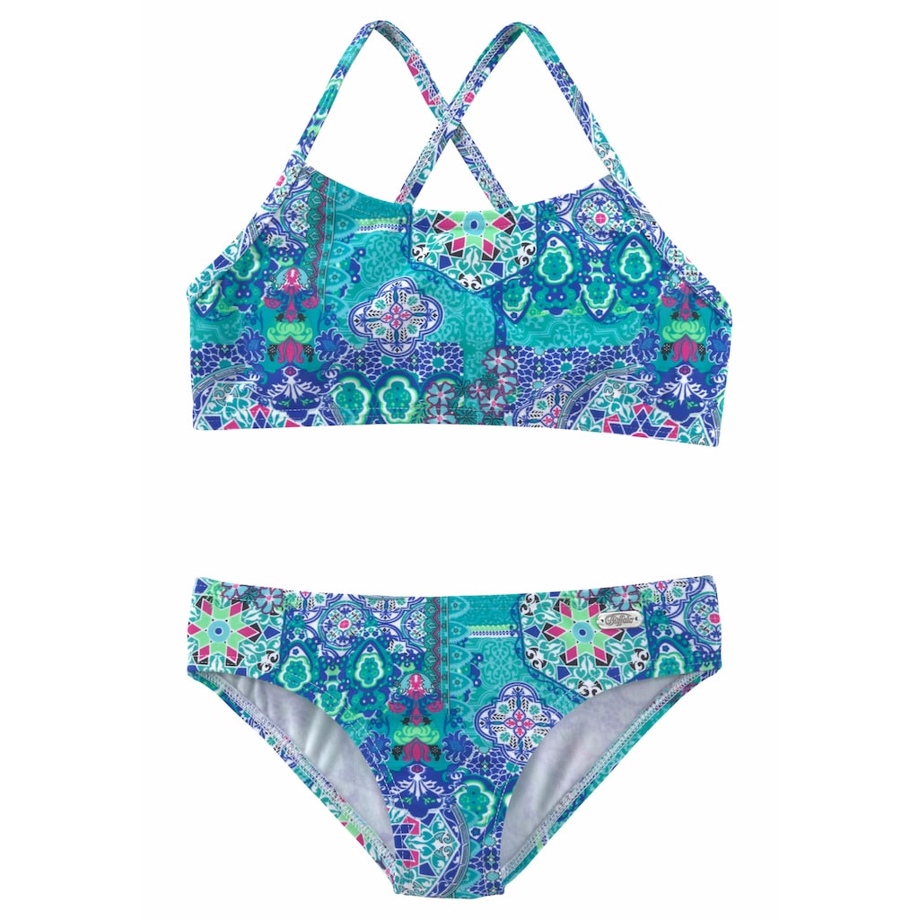 Buffalo Bustier-Bikini »Shari Kids«, mit verspieltem Print