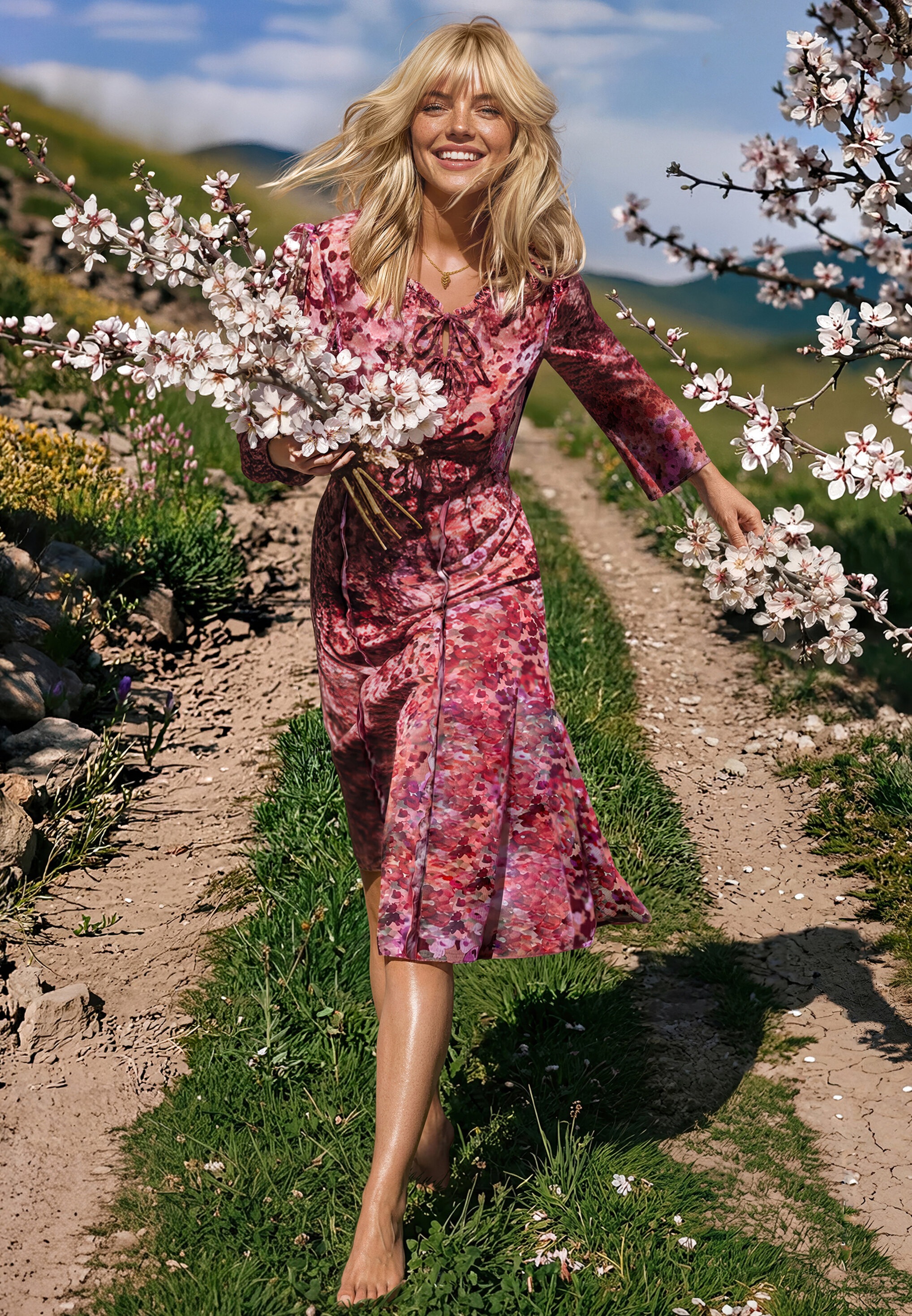 Cartoon Volantkleid »Damen mit Rüschen« Ohne Tasche
