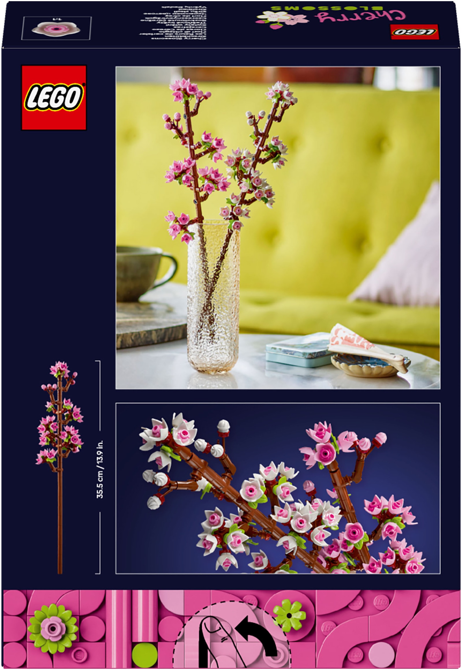 LEGO® Konstruktionsspielsteine »Kirschblüten (40725), Lego Botanicals«