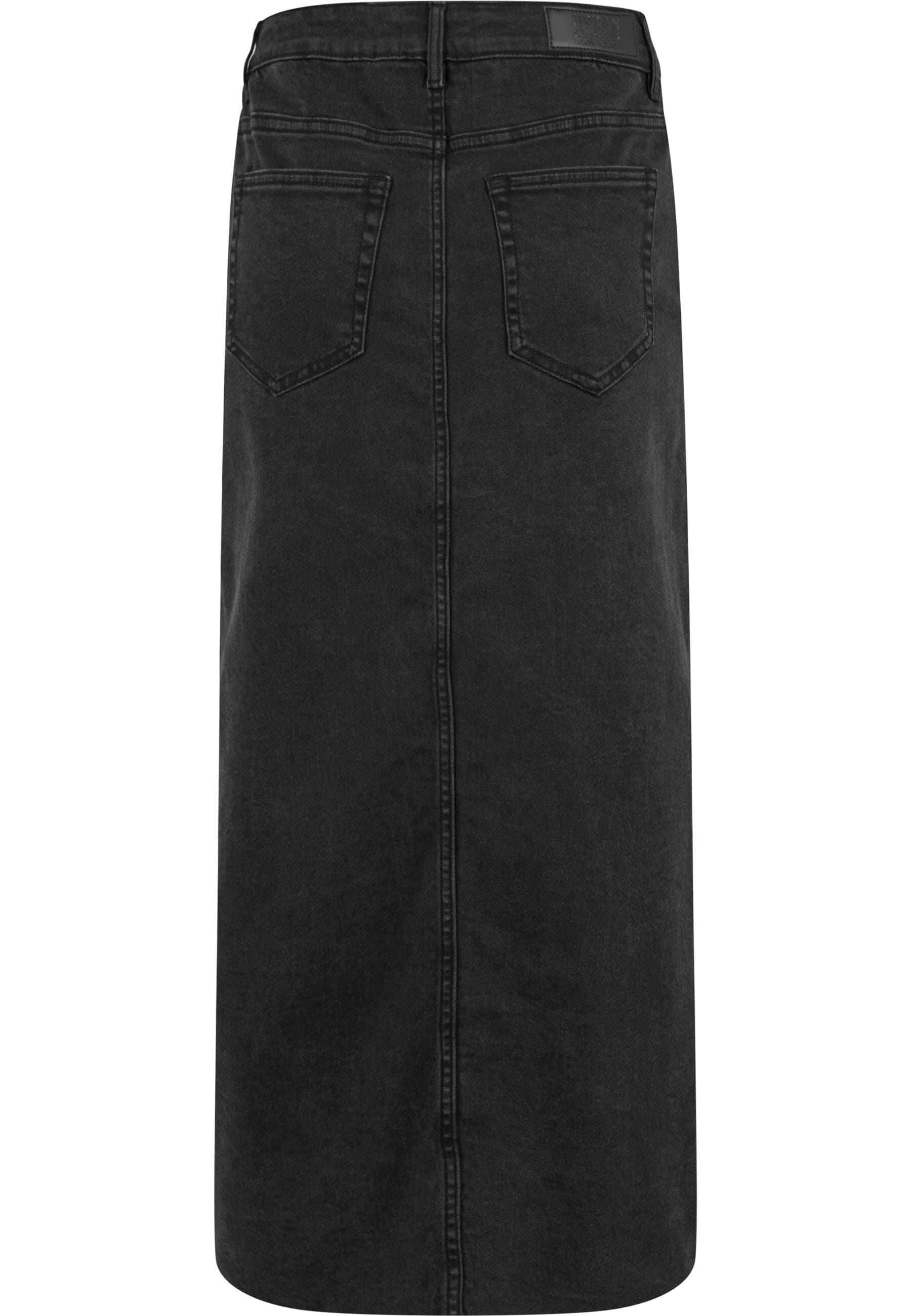 URBAN CLASSICS Sommerrock »Urban Classics Ladies High Slit Denim Skirt«, (1 tlg.)