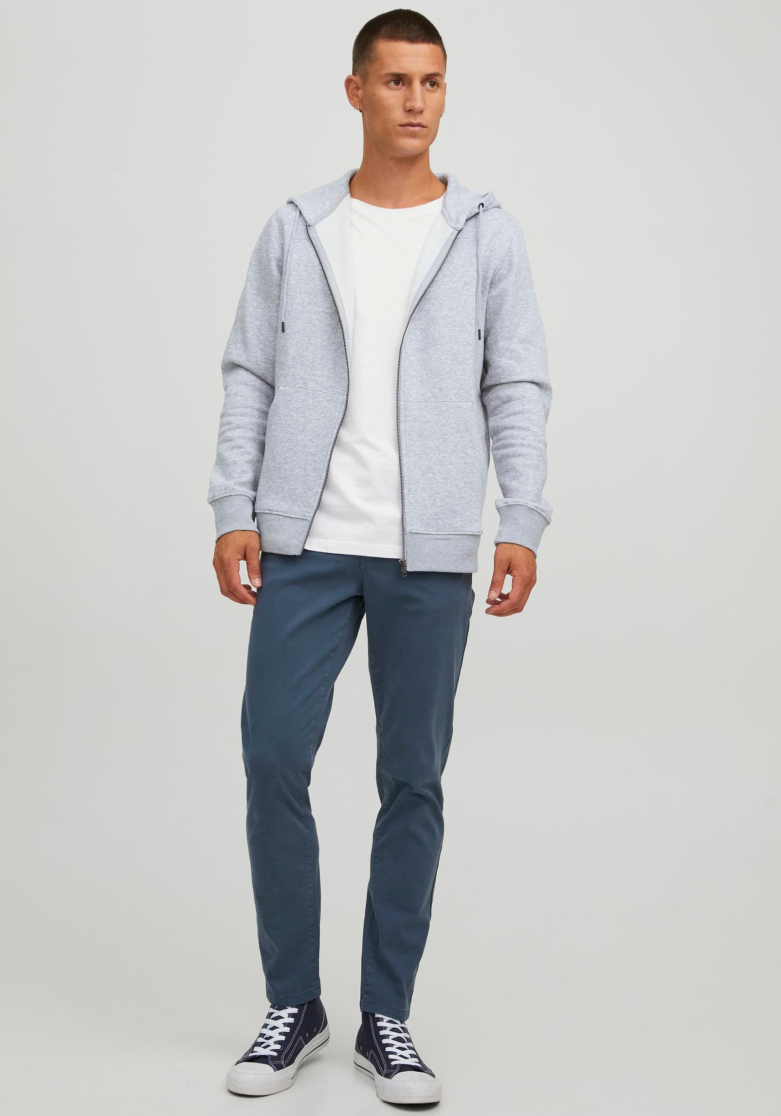 Jack & Jones Kapuzensweatjacke »STAR BASIC SWEAT ZIP HOOD«