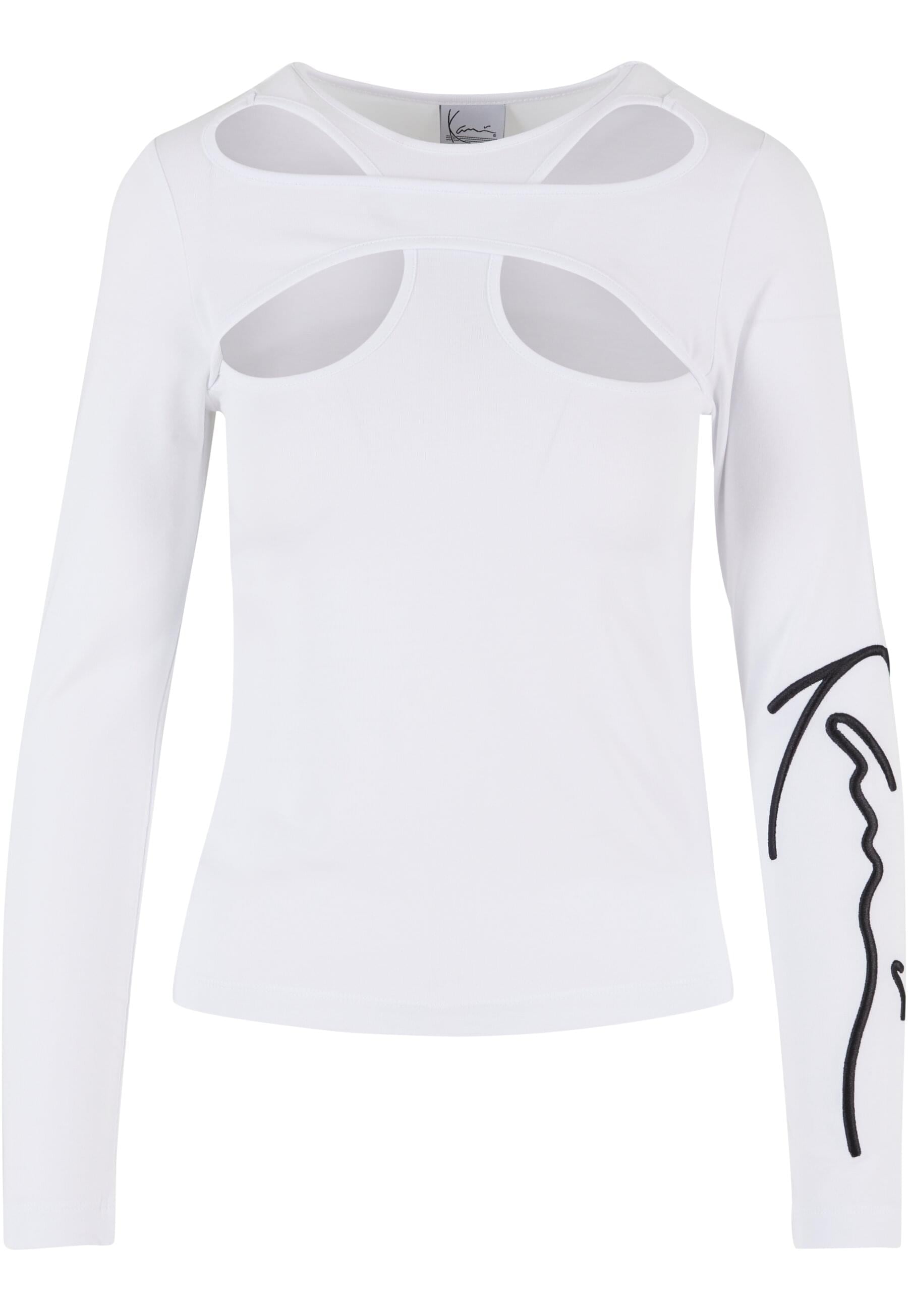 Karl Kani Stoffhose "Karl Kani Damen KW223-011-1 KK Signature Cut Out Tight günstig online kaufen