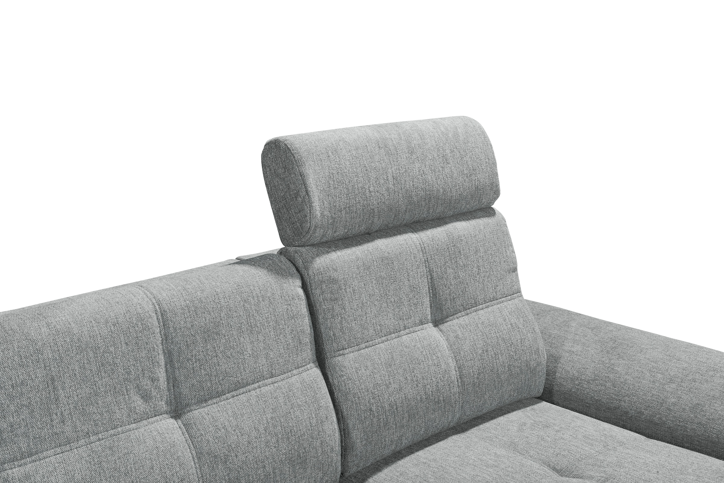 ED EXCITING DESIGN Ecksofa »Altona L-Form«, (2 St.), mit Bettfunktion, Bettkasten, Armteilverstellung & Kopfstützen