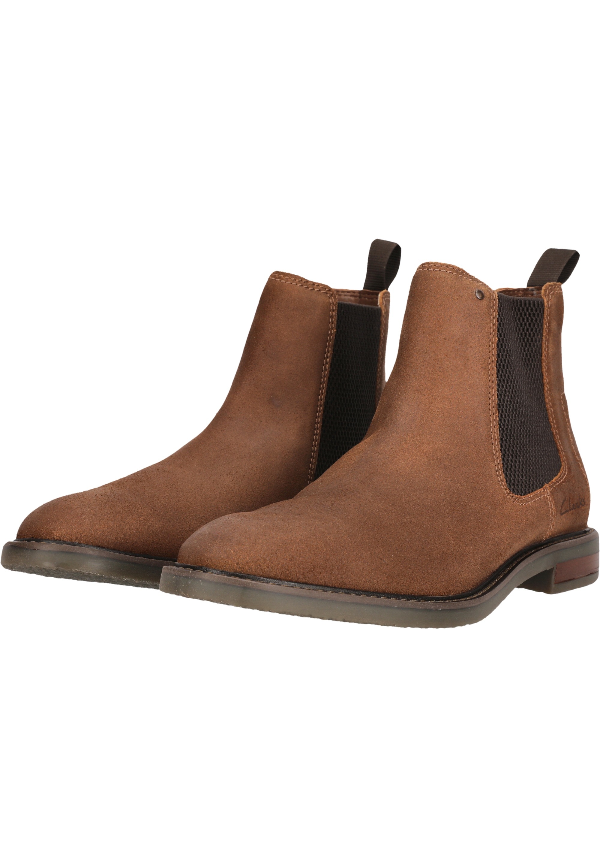 Stiefel CLARKS "Jaxen Easy", Mädchen, Gr. 41, braun, Schuhe Stiefel, mit smartem elastischem Einstieg 3