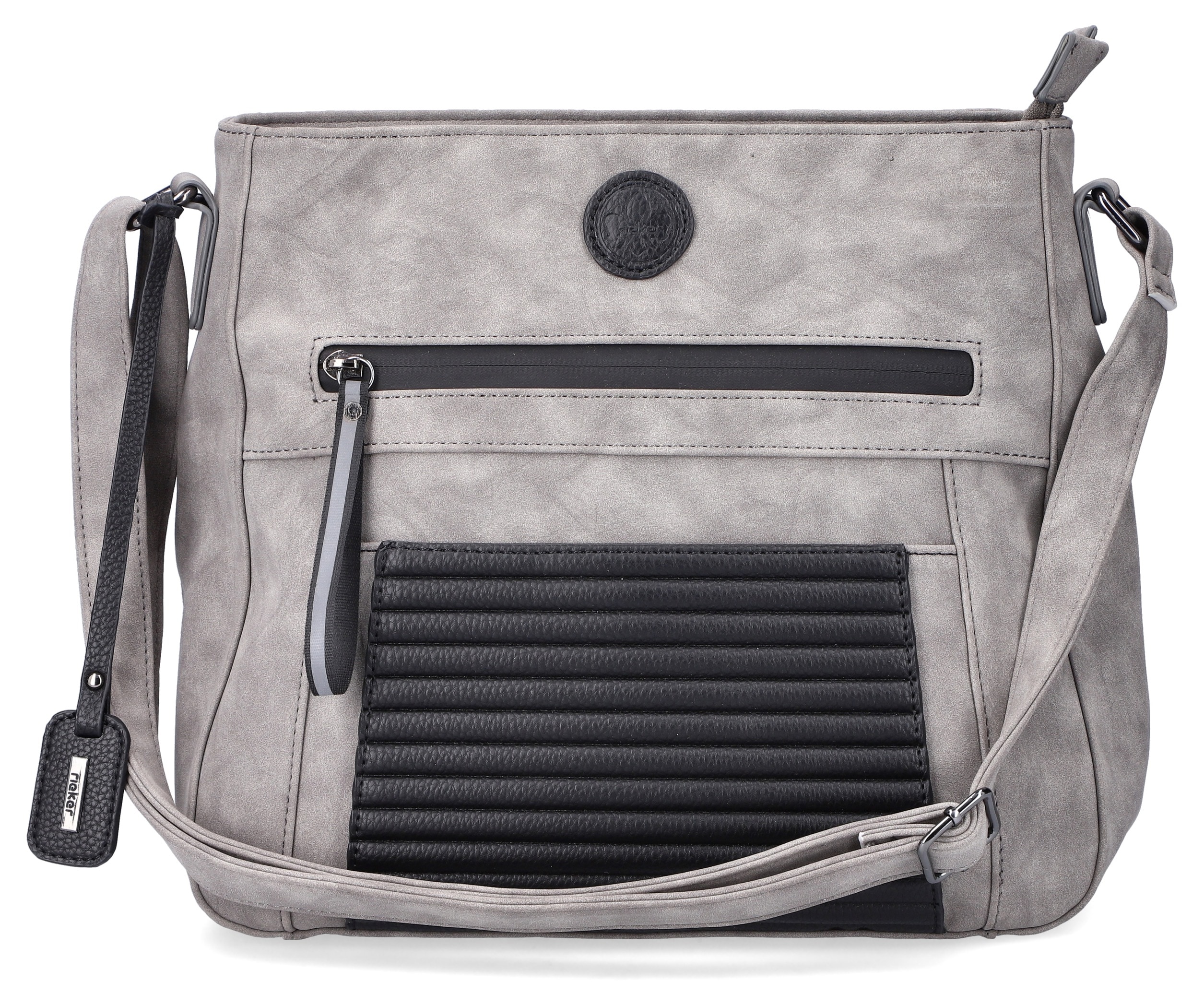 Rieker Schultertasche, Damen-Handtasche, mit praktischen Fächern