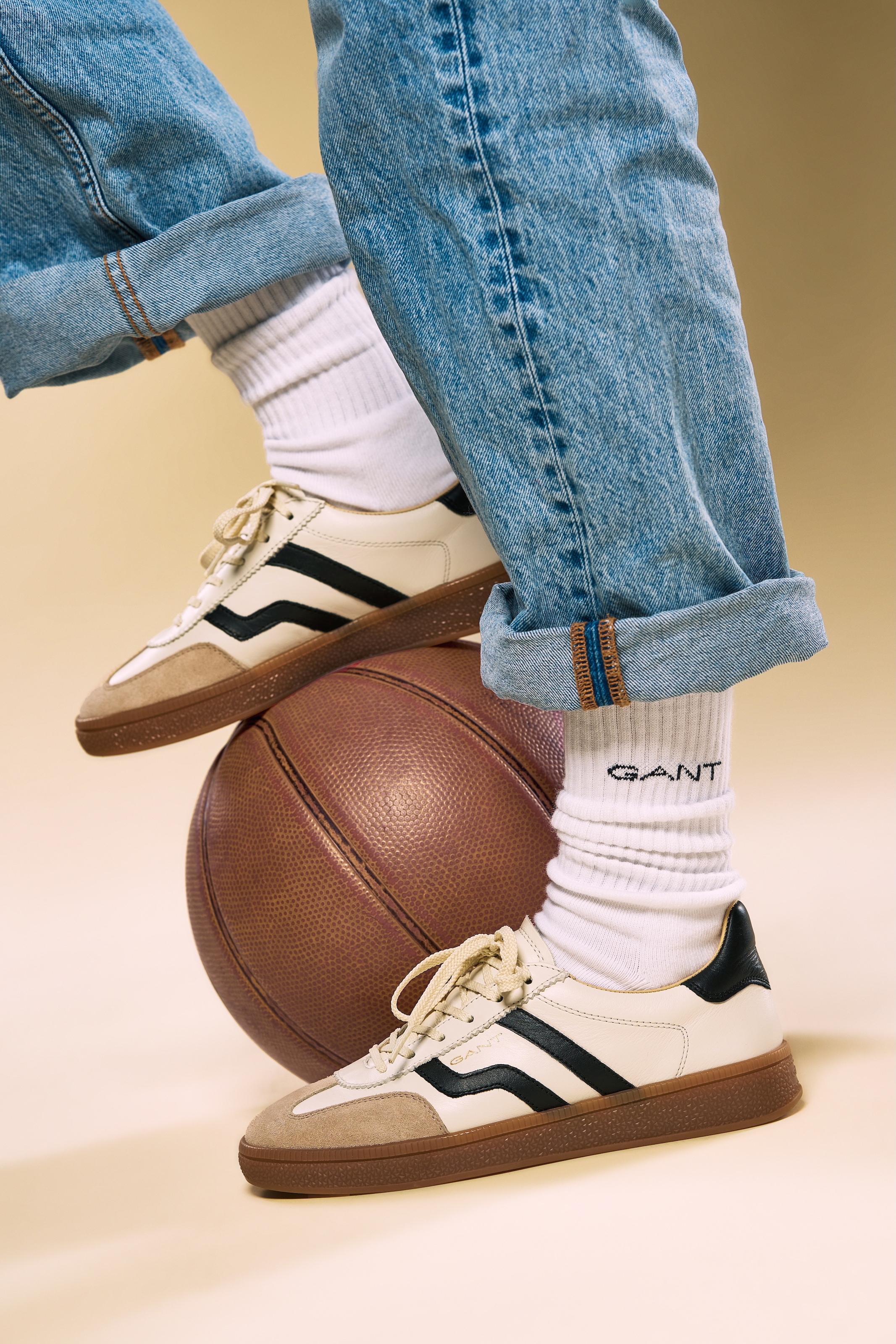 Gant Sneaker »Cuzmo«, Retro Sneaker, Schnürschuh mit Lederinnenausstattung