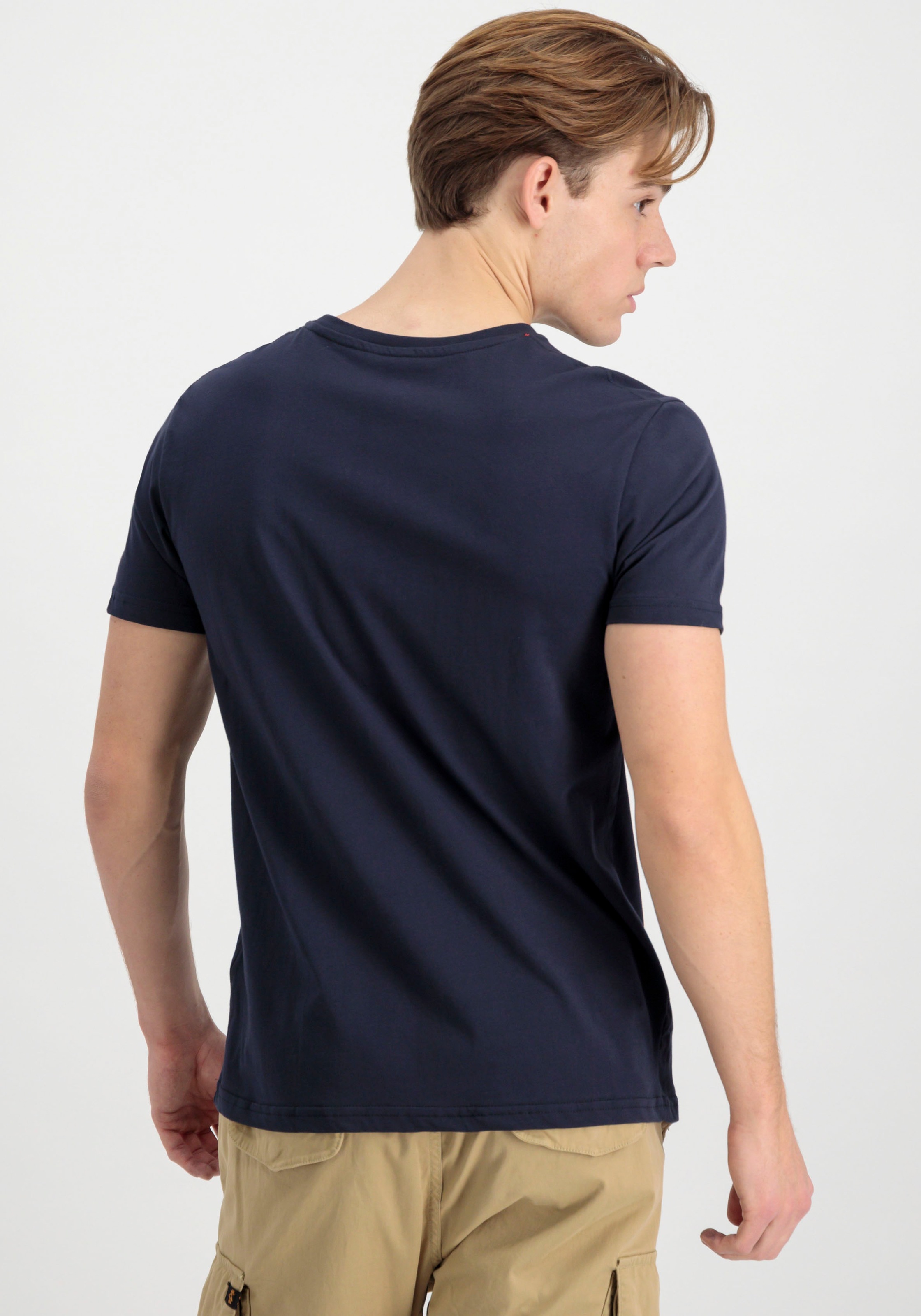 Alpha Industries Rundhalsshirt "Basic T ML" Baumwolle, regular fit günstig online kaufen