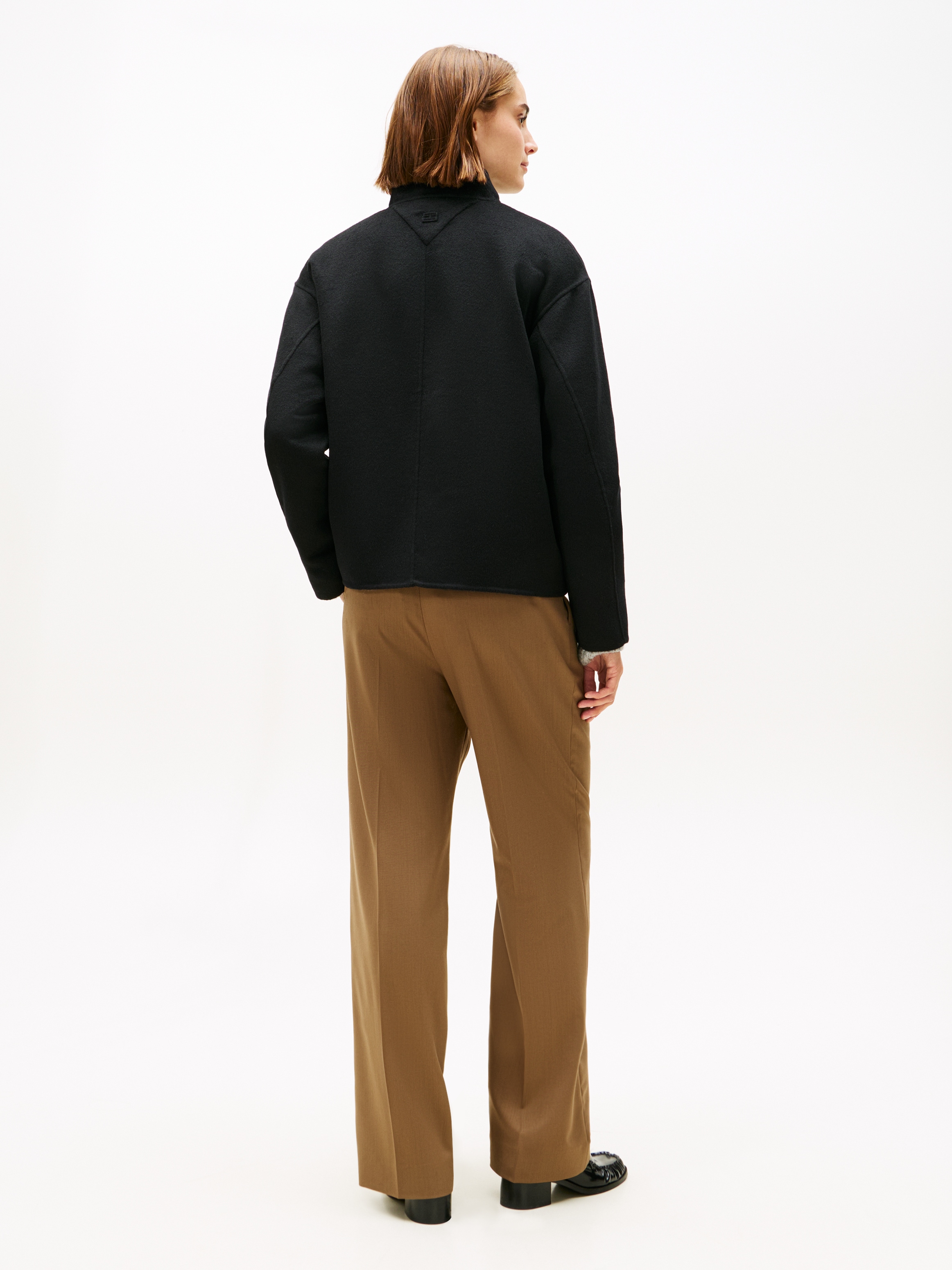 Tommy Hilfiger Bomberjacke »DF WOOL SHORT BOMBER« mit Wolle