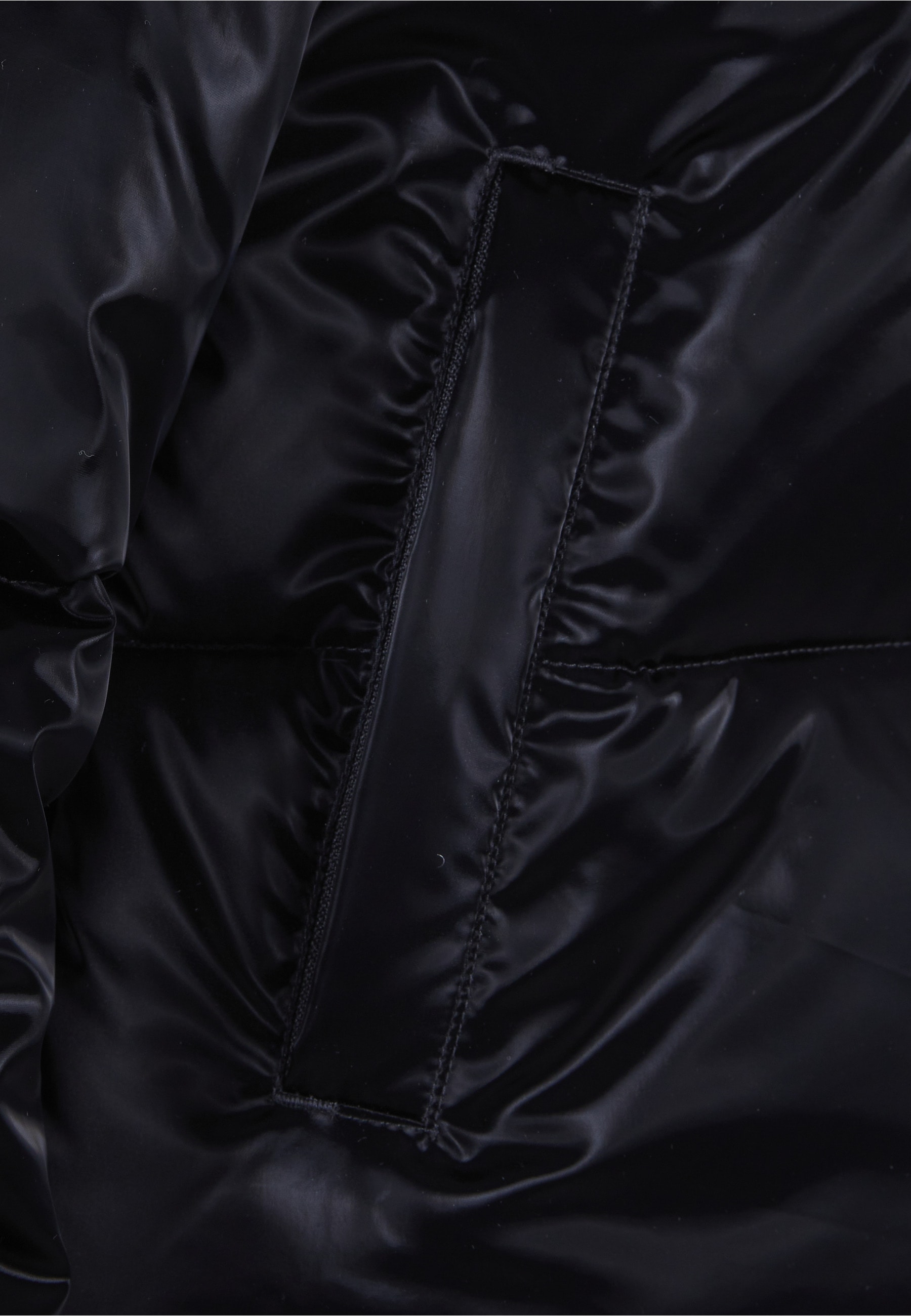 URBAN CLASSICS Winterjacke »Urban Classics Damen Ladies Shark Skin Puffer Jacket« 1 Stk. tlg. ohne Kapuze