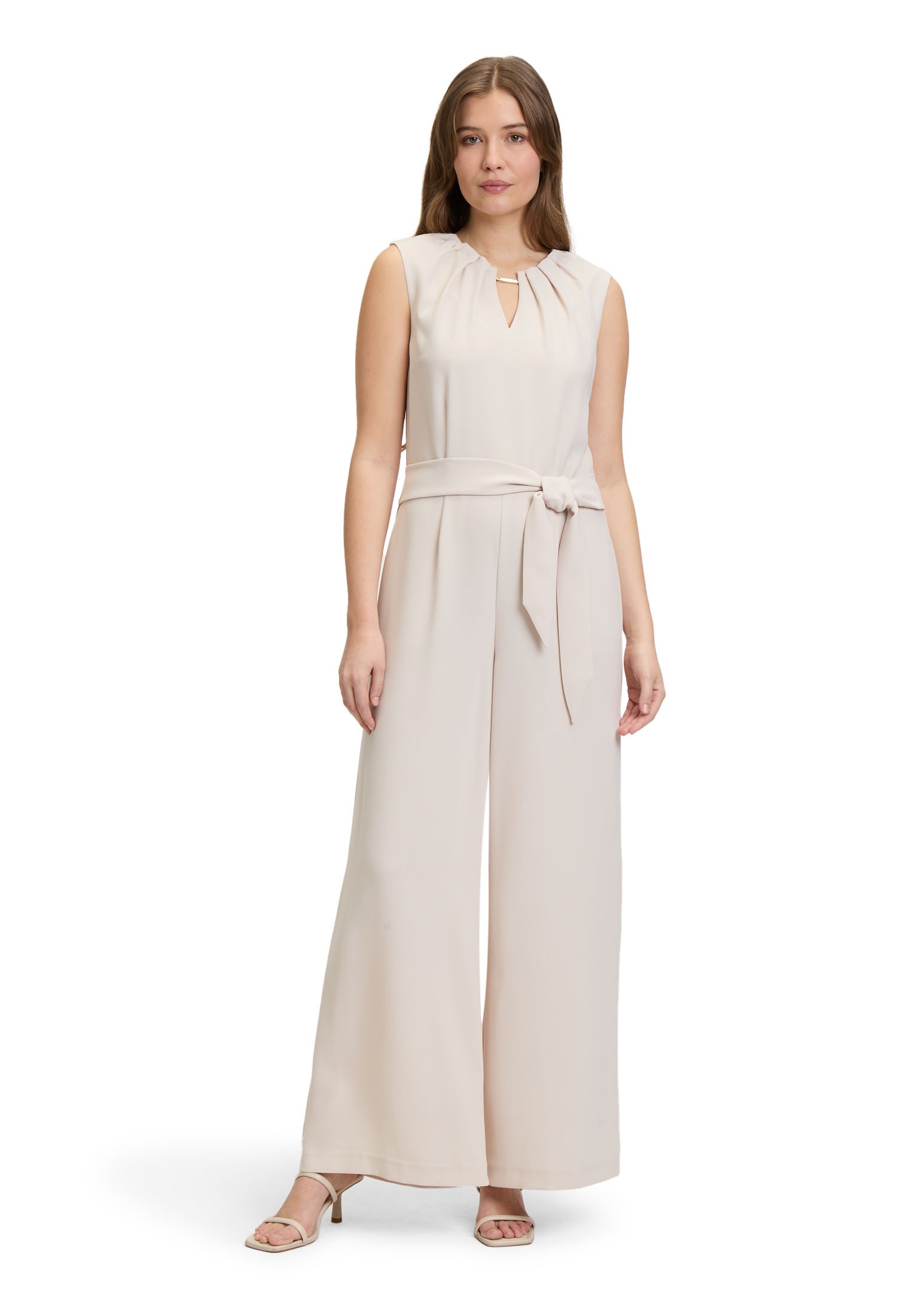 Betty&Co Overall "Betty & Co Damen Jumpsuit ohne Arm", (1 tlg.), Falten günstig online kaufen