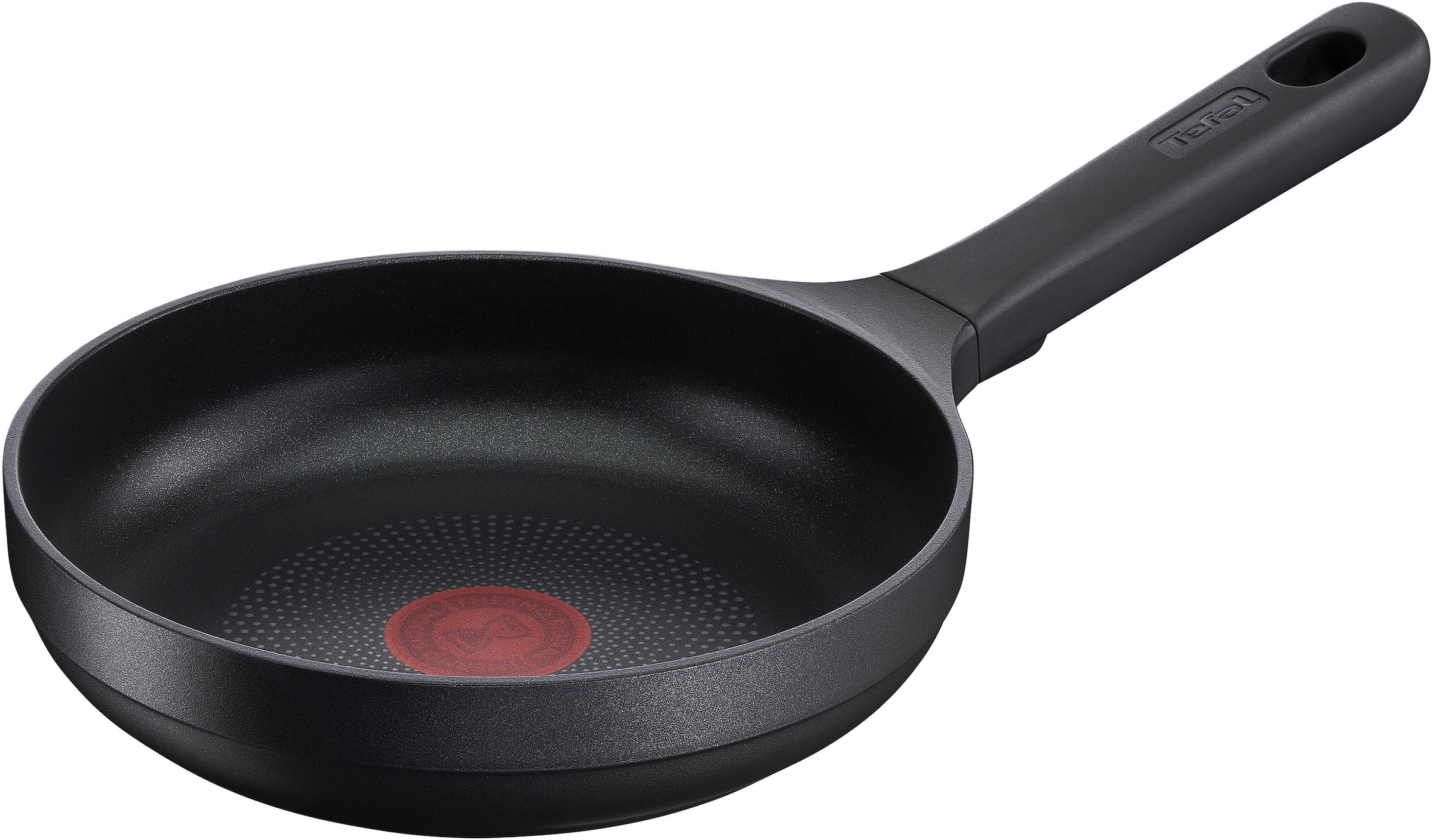 TEFAL Bratpfanne "Trattoria Pro", Ø 20cm, schwarz, Pfannen, Robust, Antihaftversiegelung, Temperaturanzeiger, Induktion