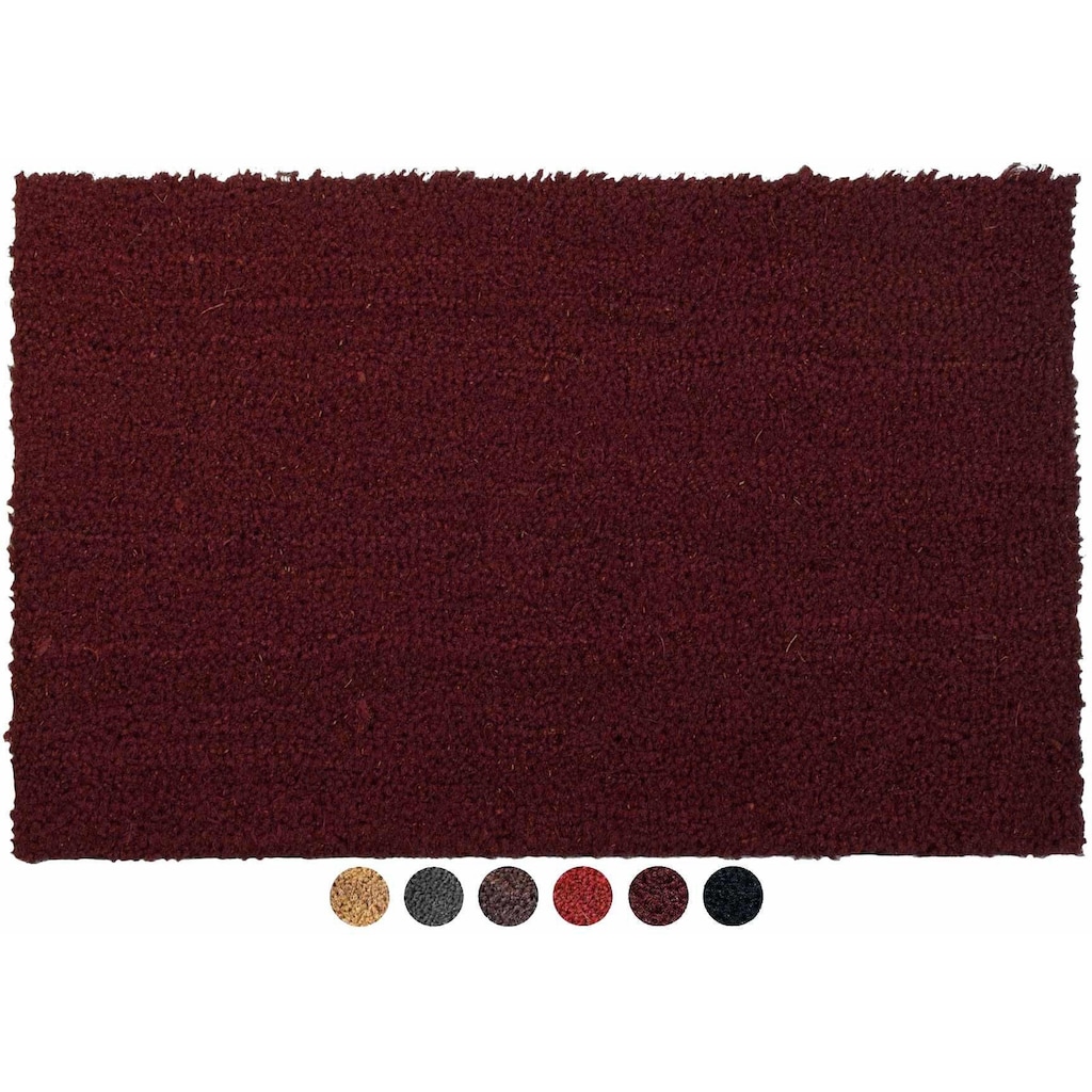 Primaflor-Ideen in Textil Fußmatte »KOKOS 17«, rechteckig, 17 mm Höhe, Schmutzfangmatte, Kokosmatte, In- und Outdoor geeignet