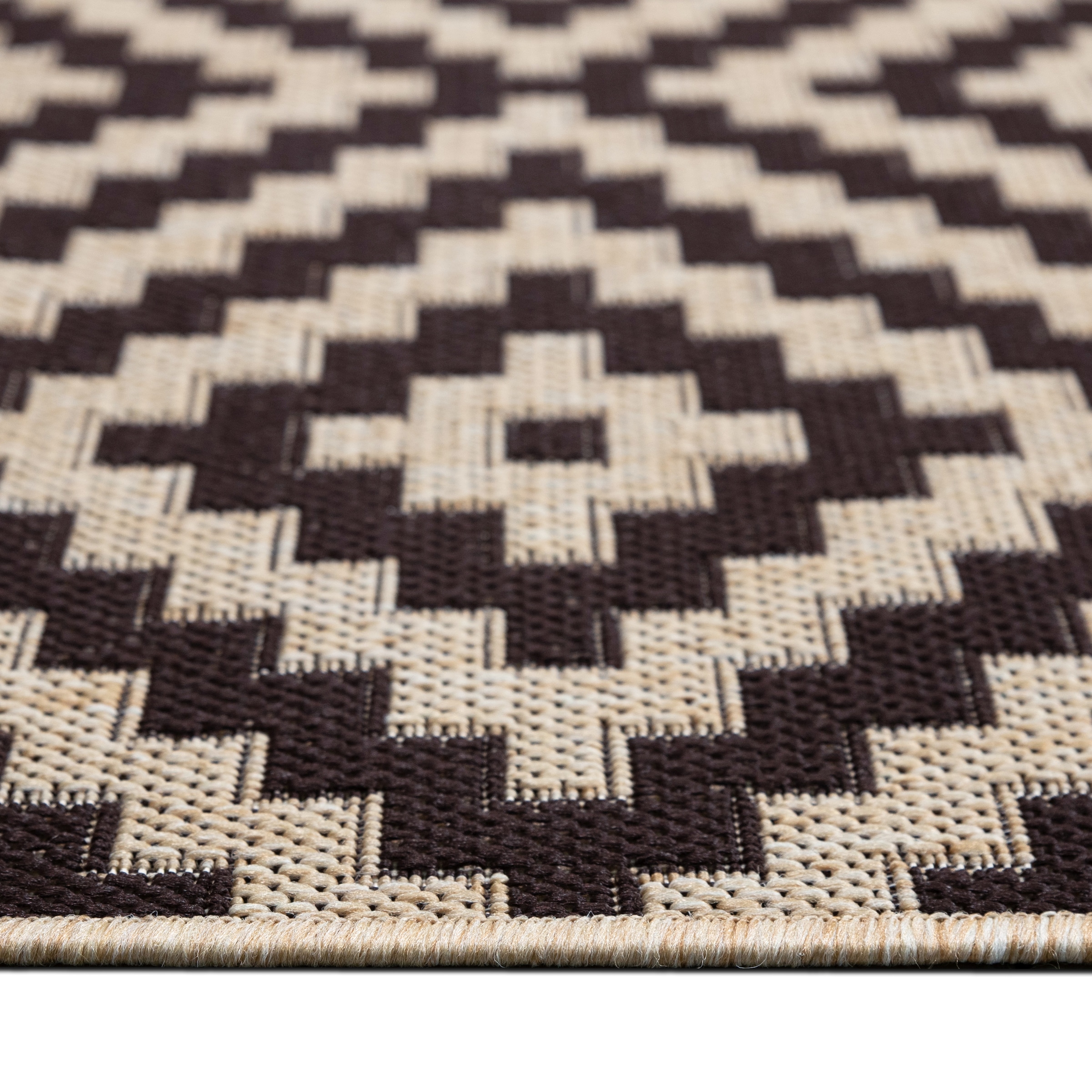 my home Teppich »Cordoba auch als Läufer erhältlich«, rechteckig, 3 mm Höhe, In- und Outdoor geeignet, Sisal-Optik, Wetterfest & UV-beständig, Boho