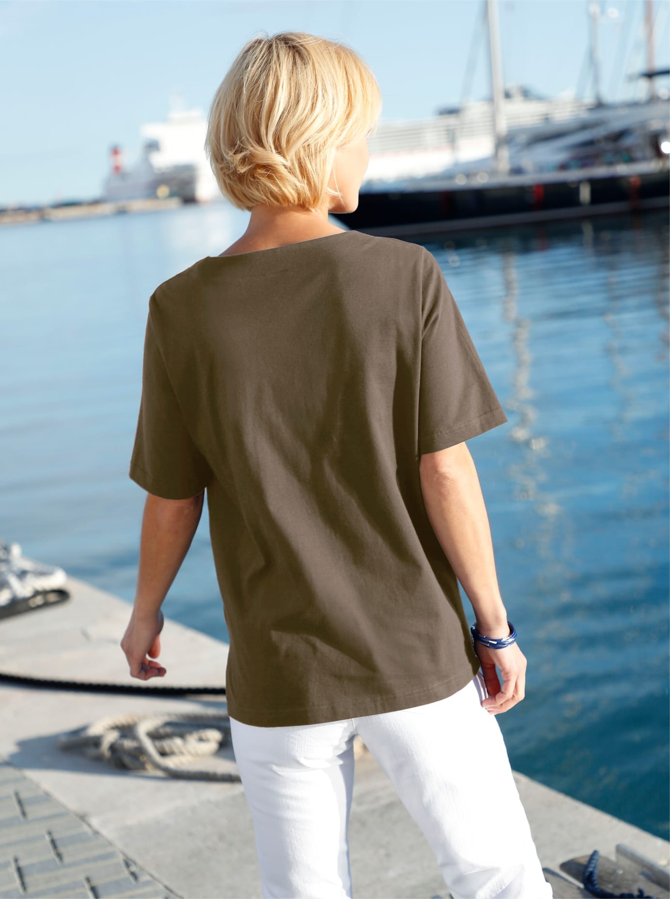 Casual Looks Kurzarmshirt »Shirt«, (1 tlg.)